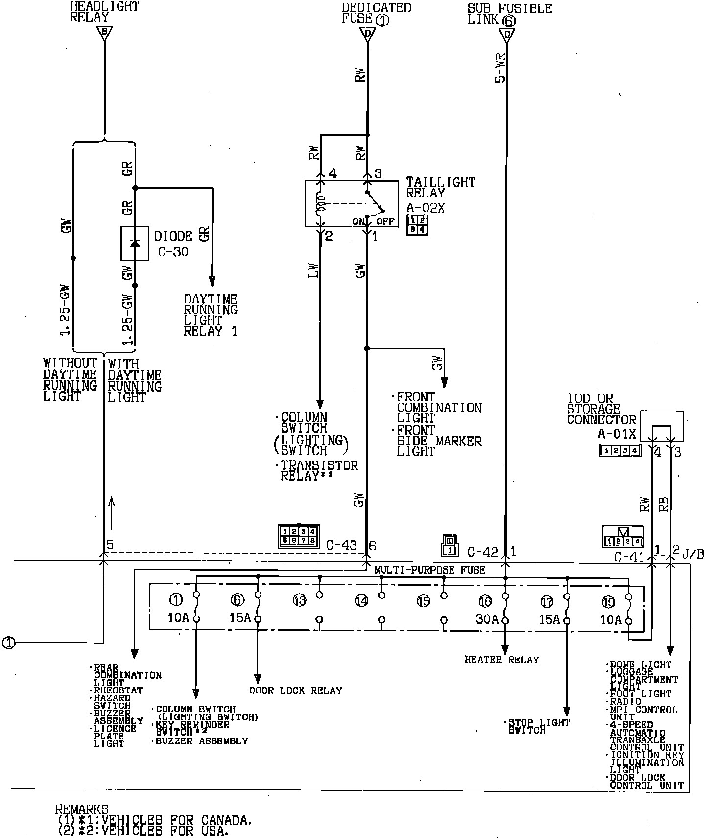 Factory service manual diagram