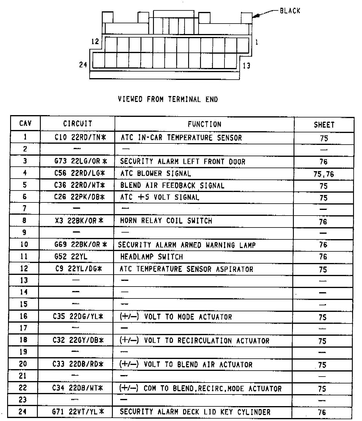 Factory service manual diagram