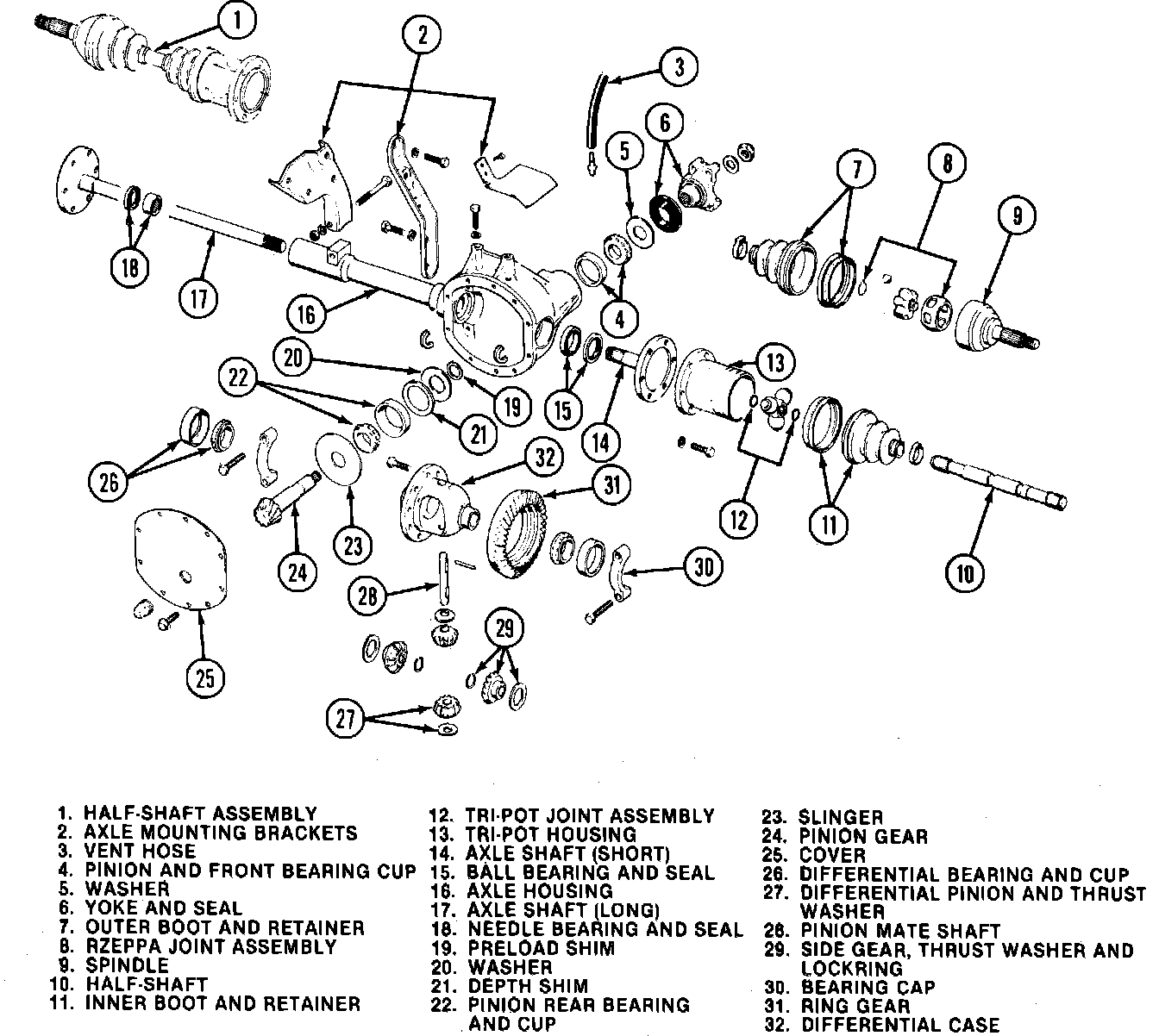Factory service manual diagram
