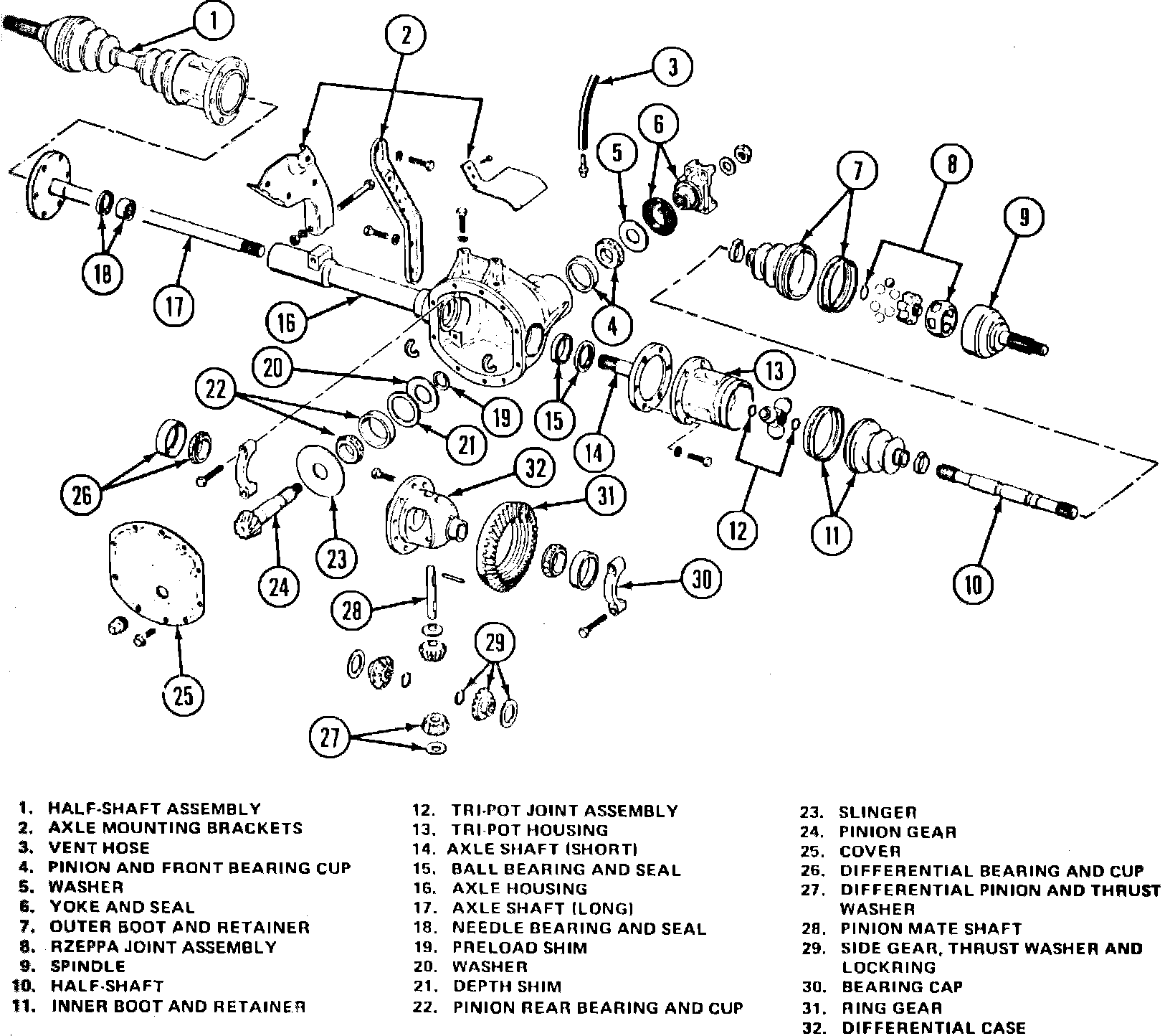 Factory service manual diagram