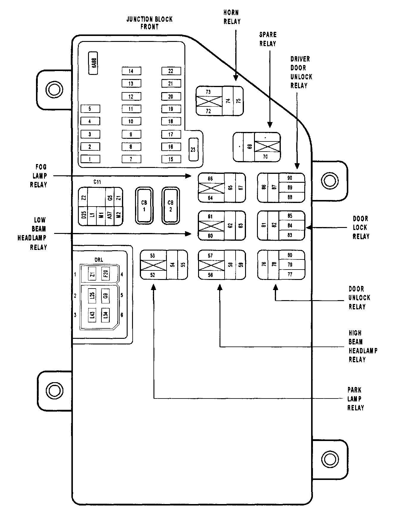 Factory service manual diagram
