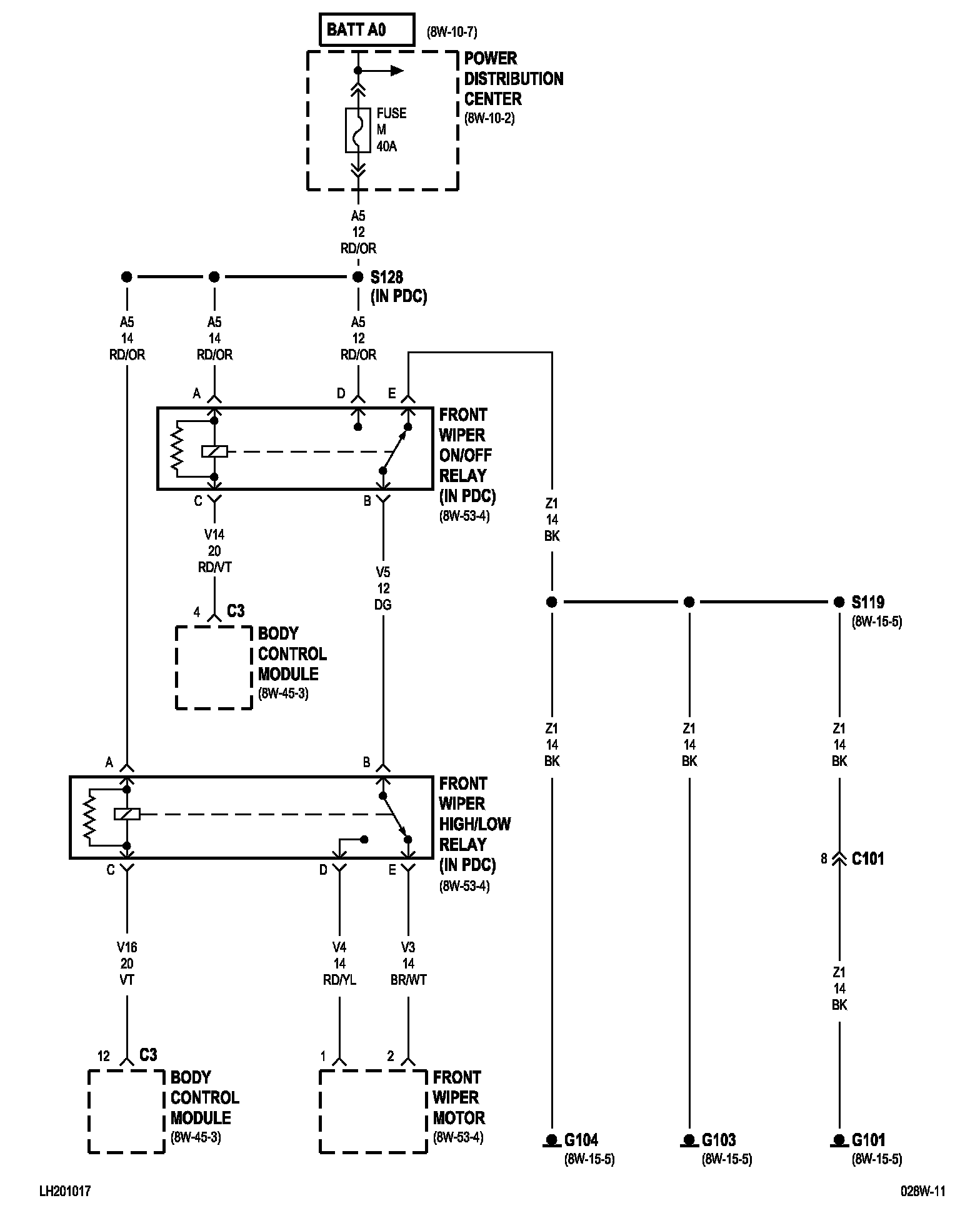 Factory service manual diagram