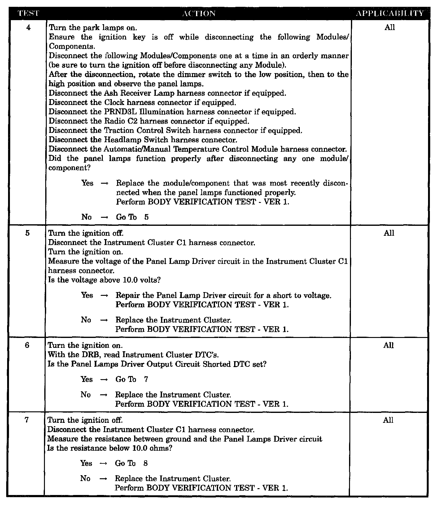 Factory service manual diagram
