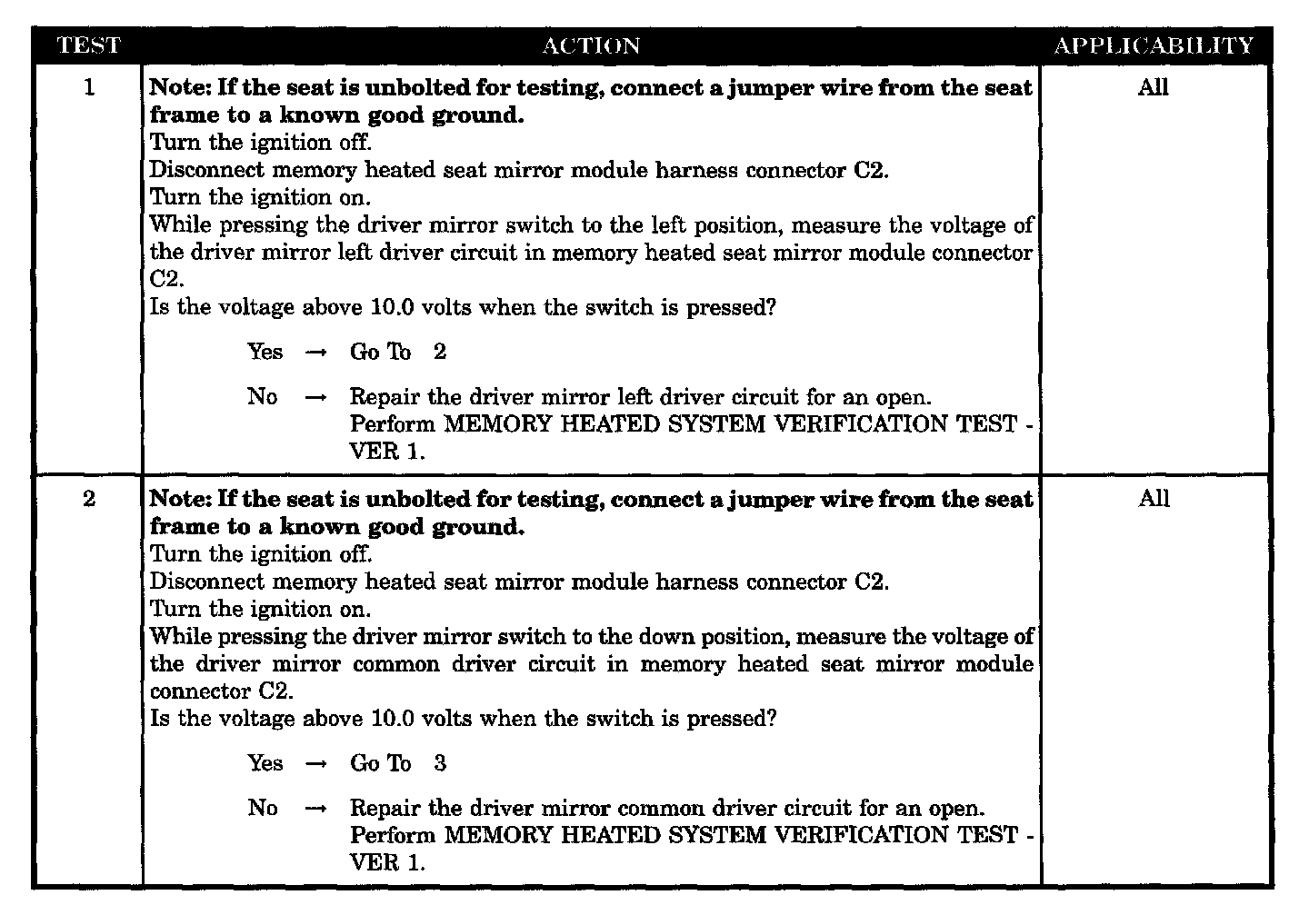 Factory service manual diagram