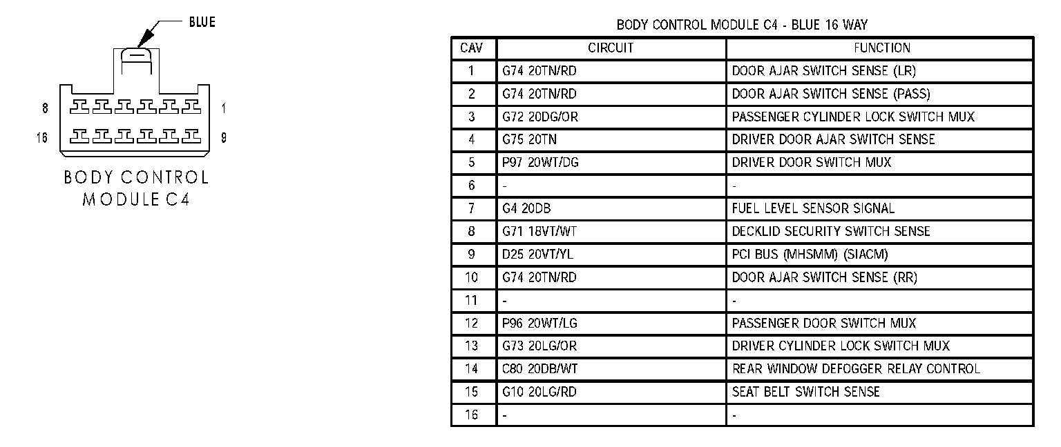Factory service manual diagram