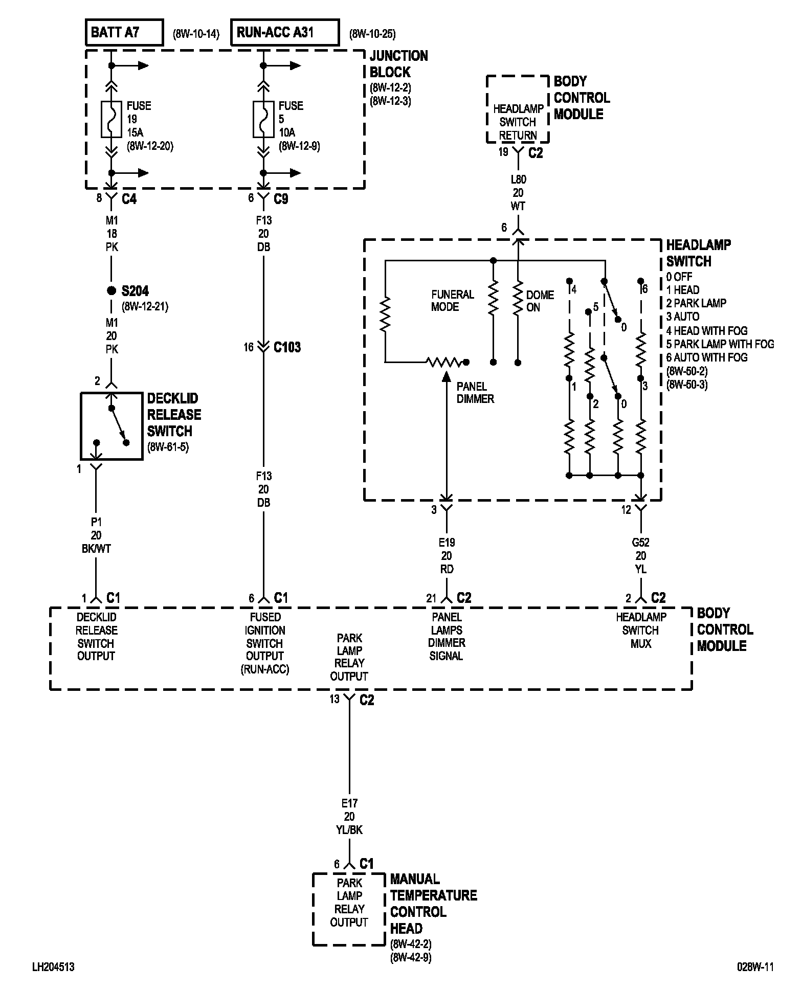Factory service manual diagram