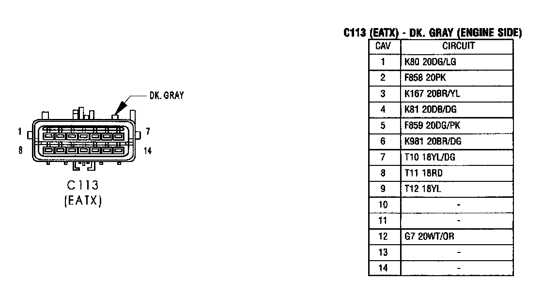 Factory service manual diagram