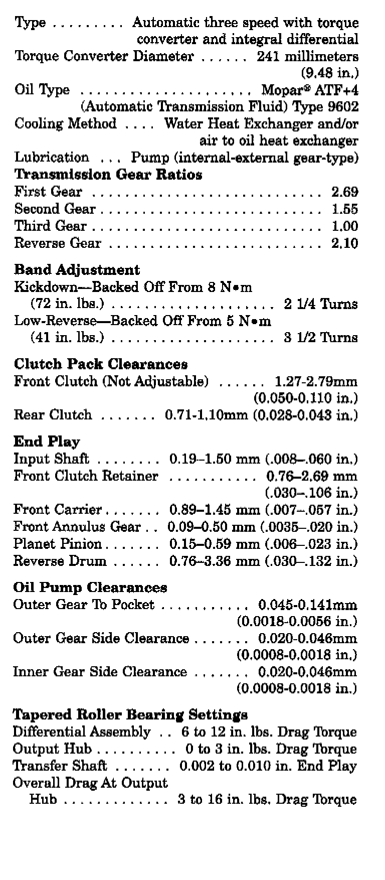 Factory service manual diagram