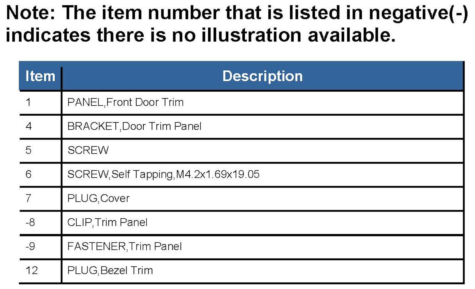 Factory service manual diagram