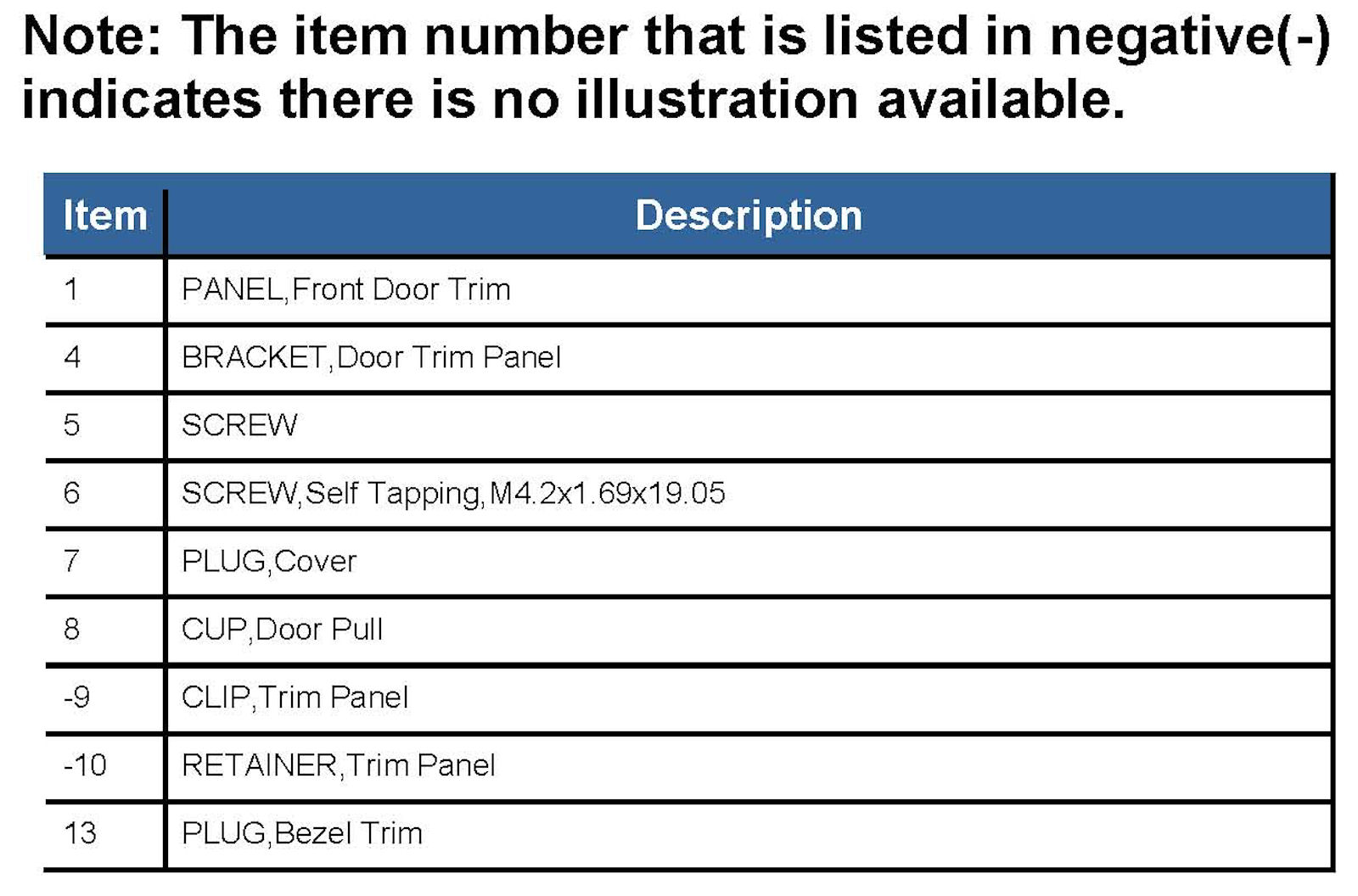 Factory service manual diagram