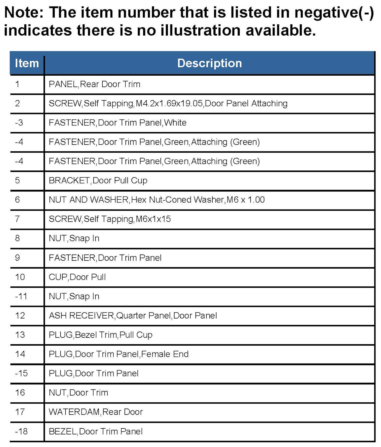 Factory service manual diagram