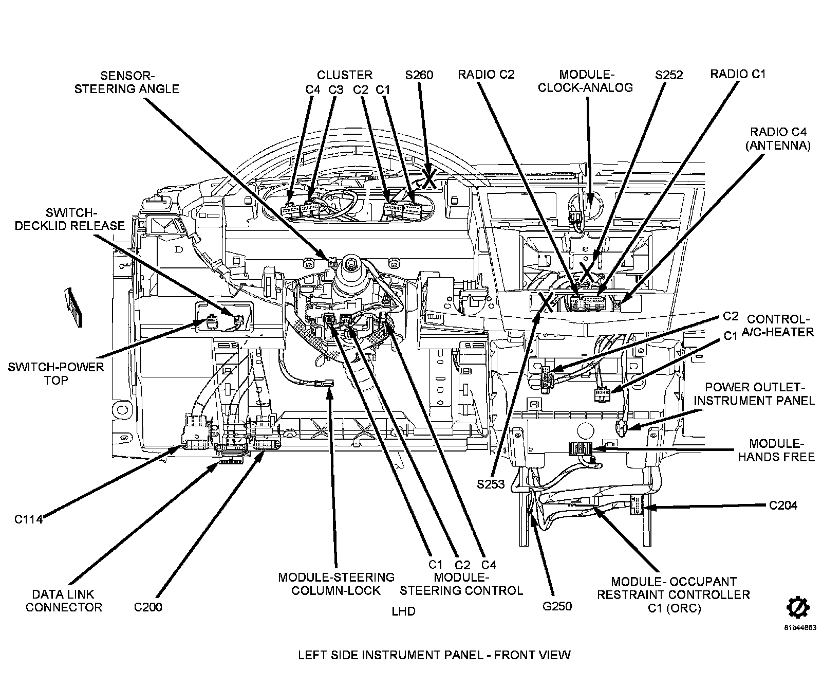 Factory service manual diagram