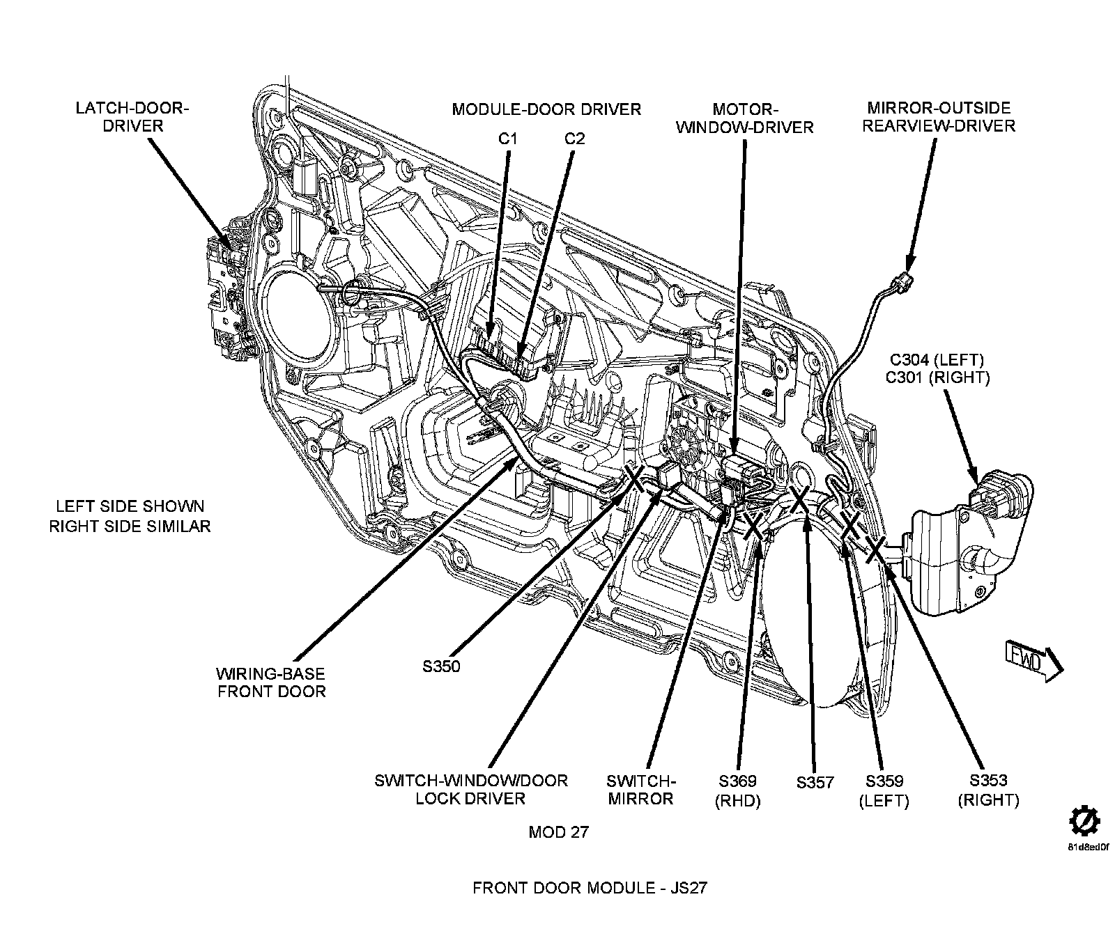 Factory service manual diagram
