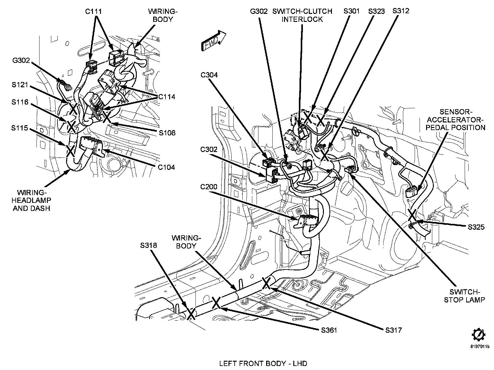 Factory service manual diagram
