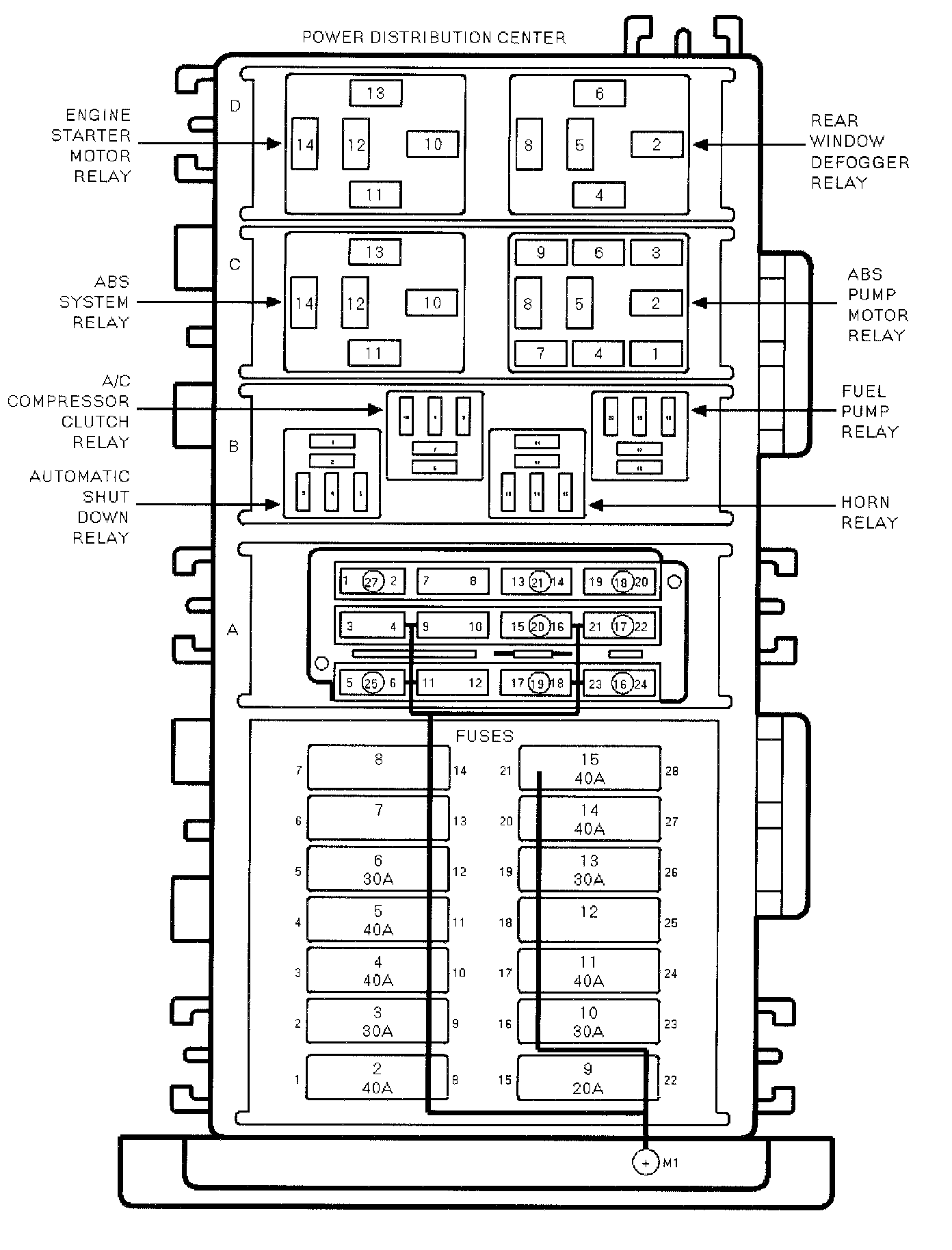 Factory service manual diagram