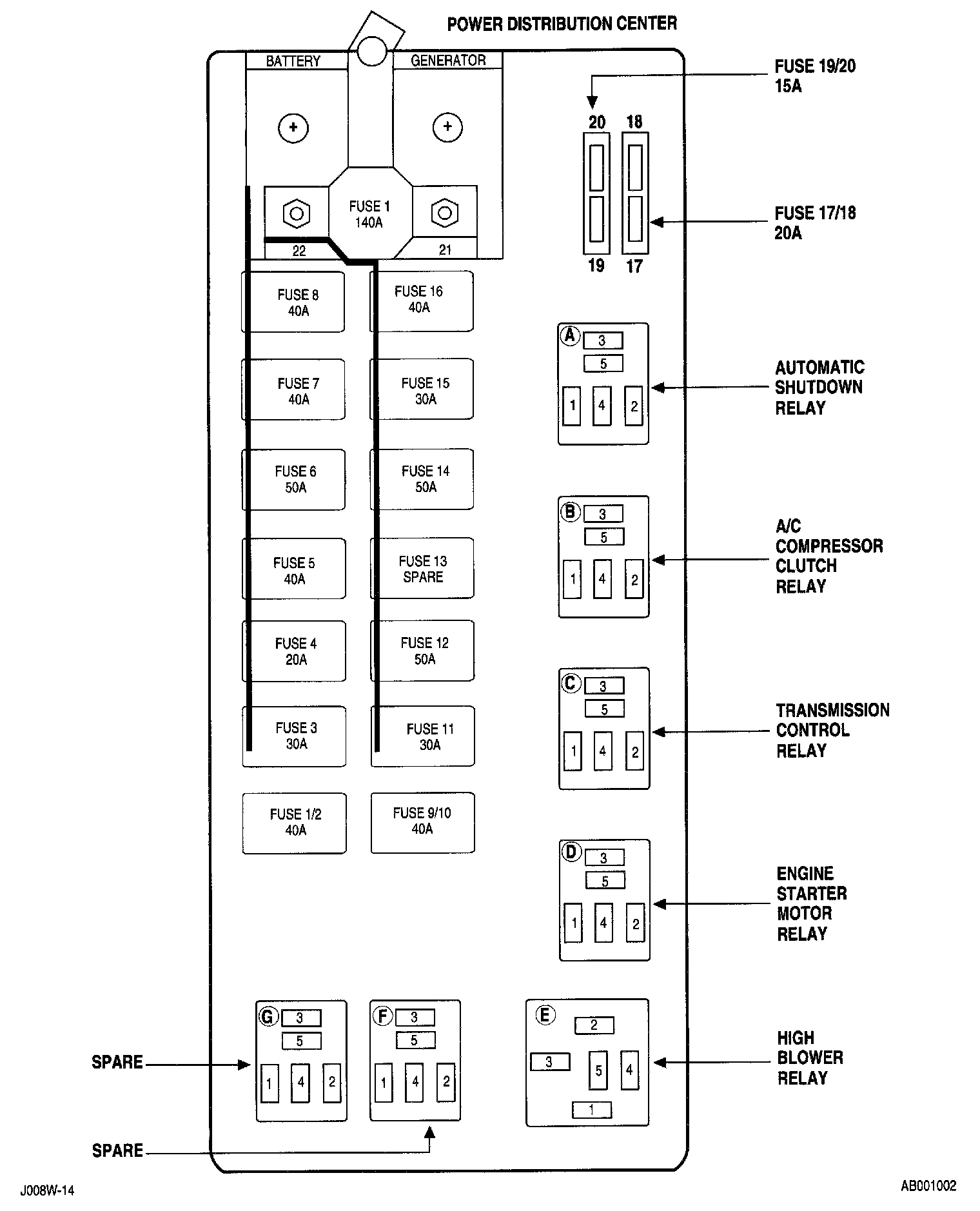 Factory service manual diagram