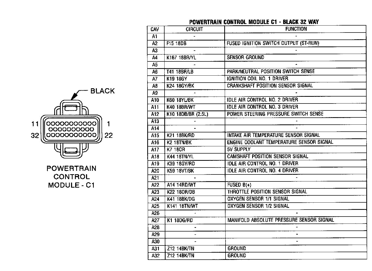 Factory service manual diagram
