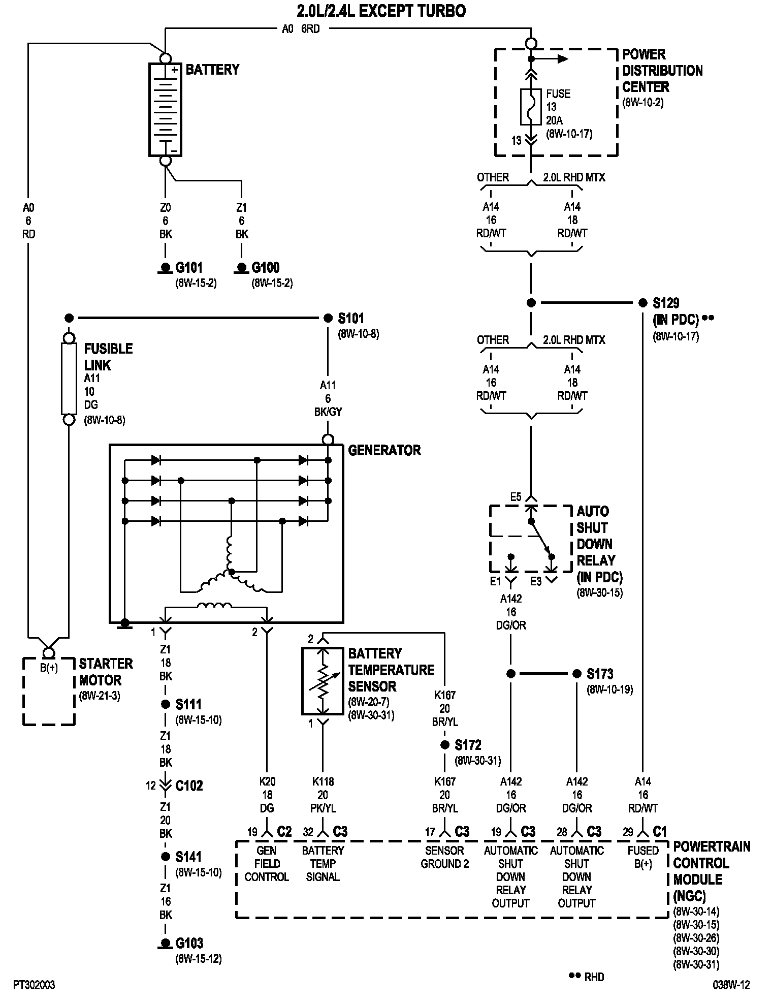 Factory service manual diagram
