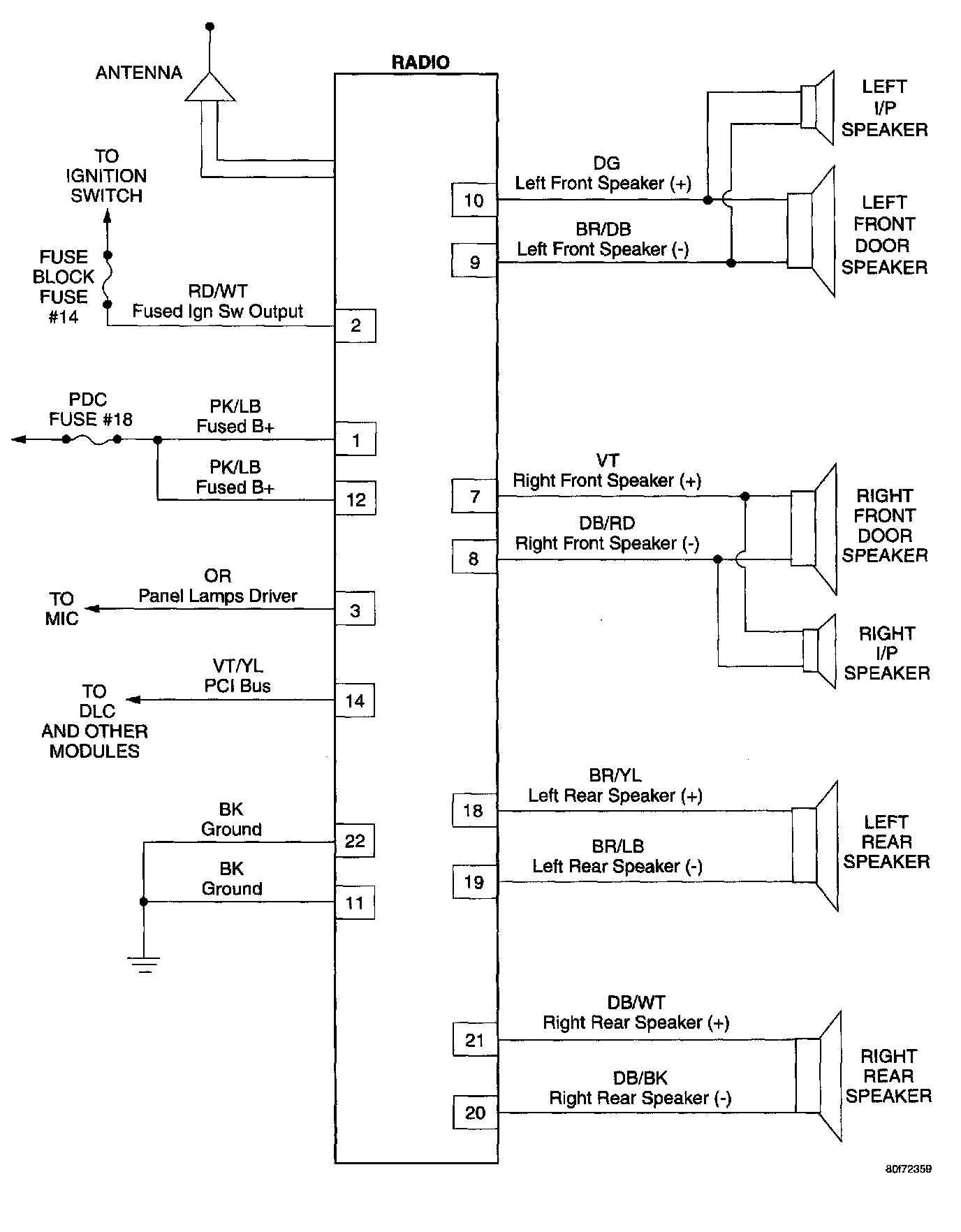 Factory service manual diagram