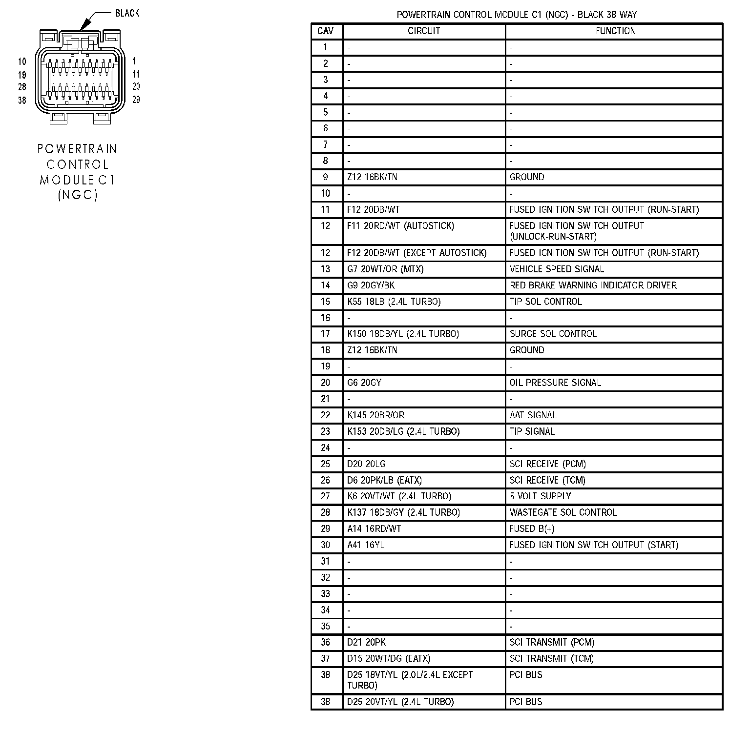 Factory service manual diagram