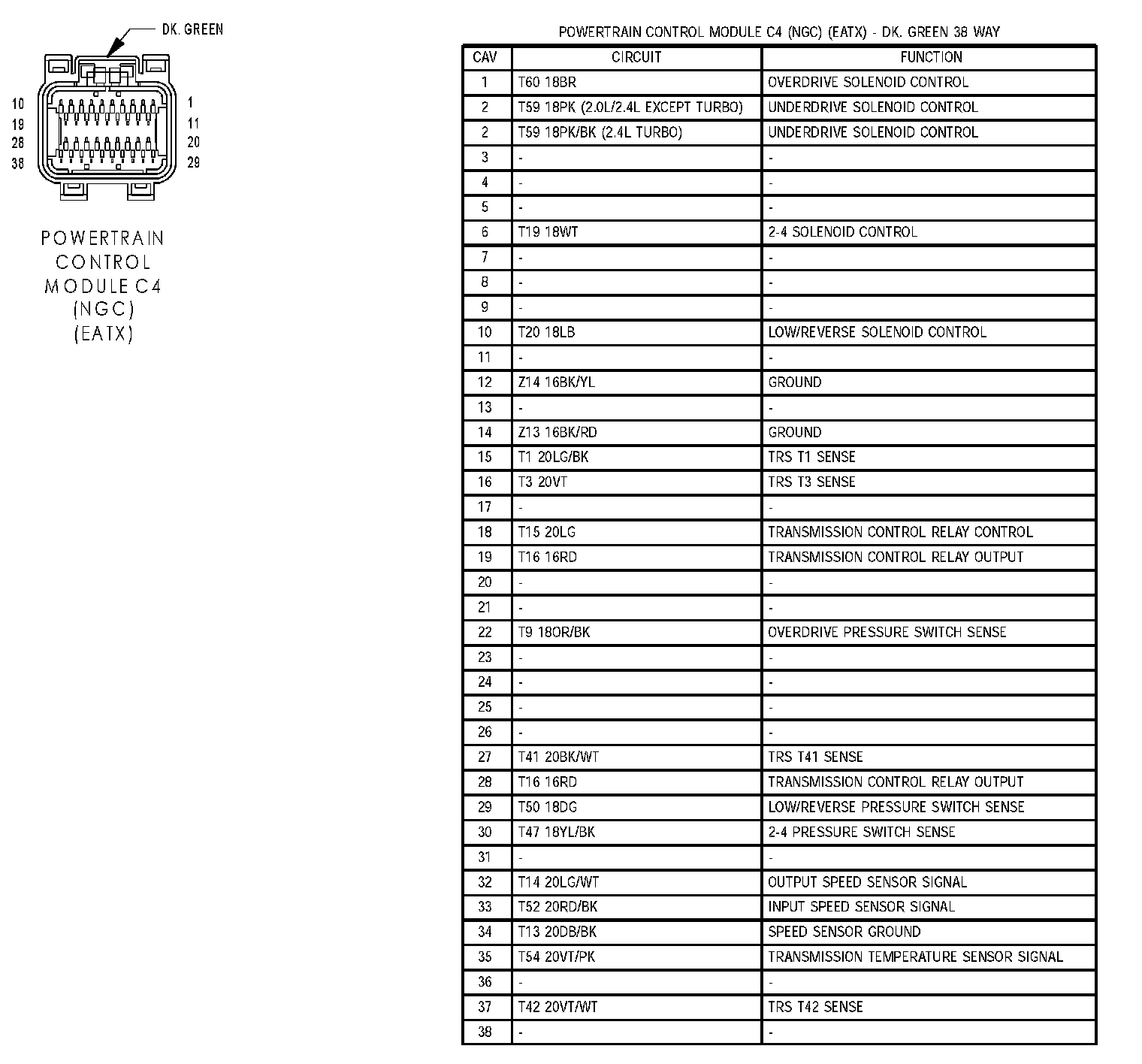 Factory service manual diagram