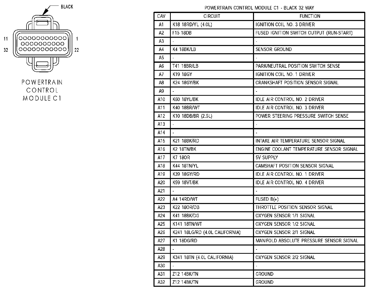 Factory service manual diagram