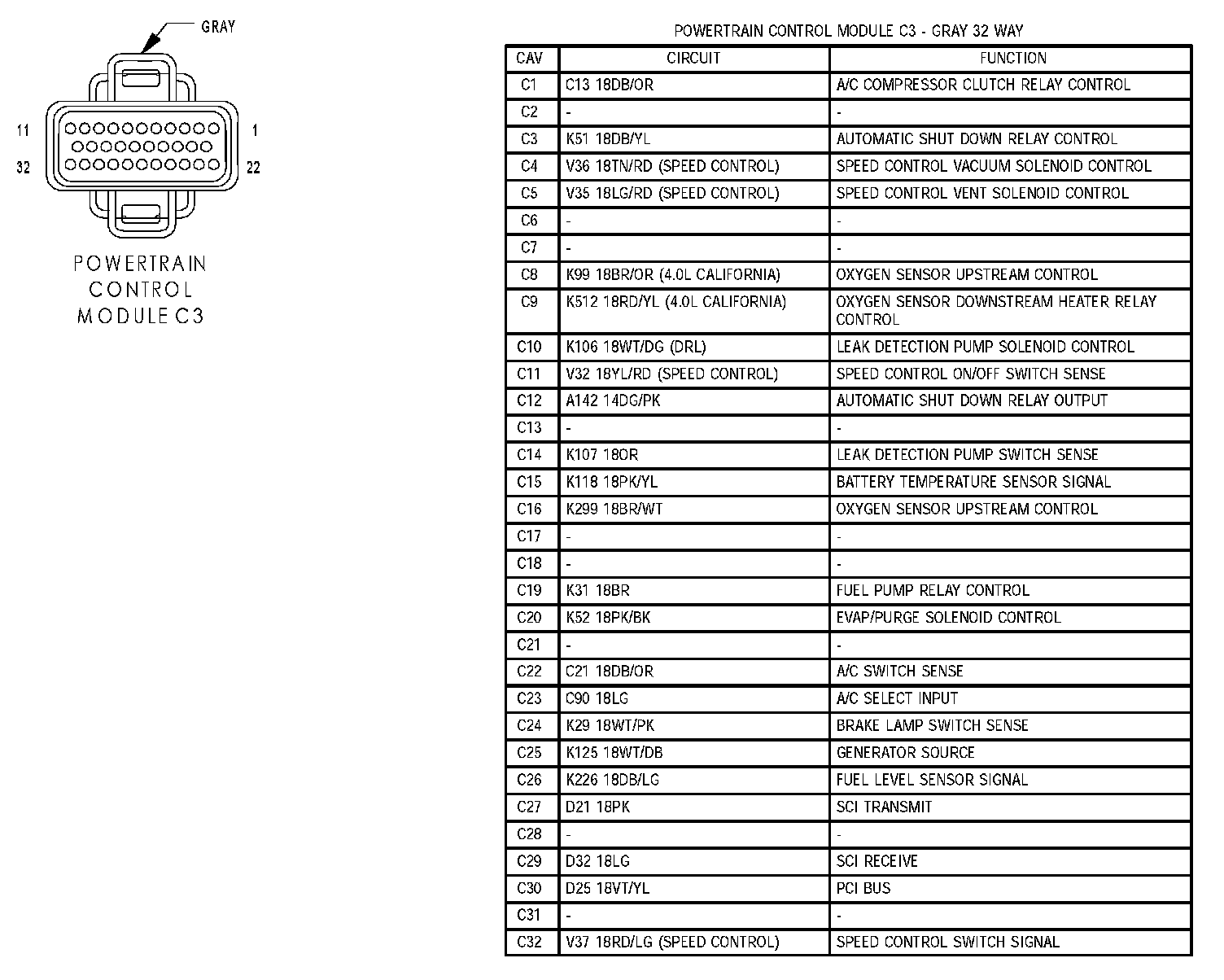Factory service manual diagram