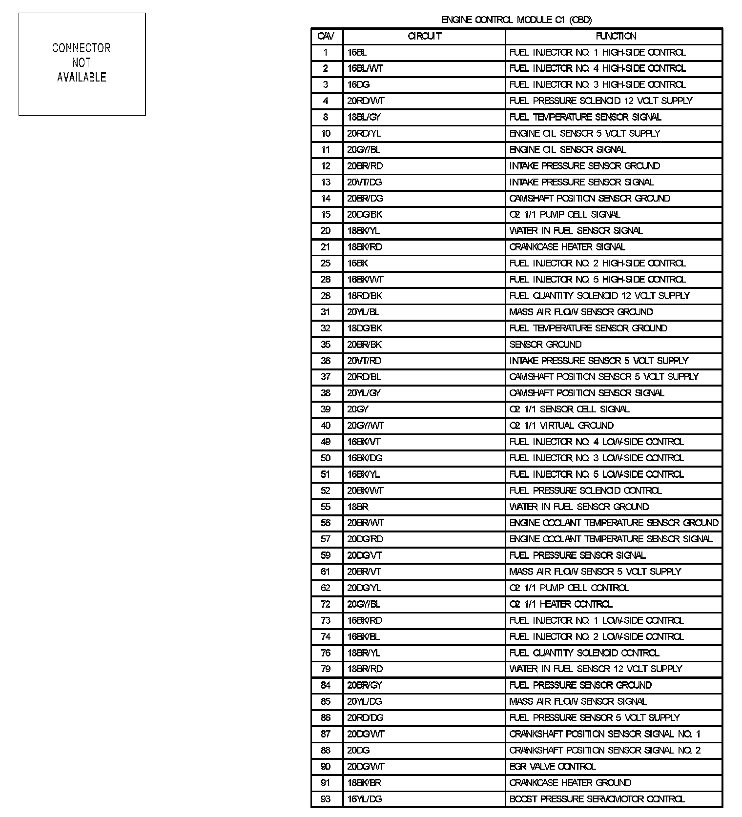 Factory service manual diagram