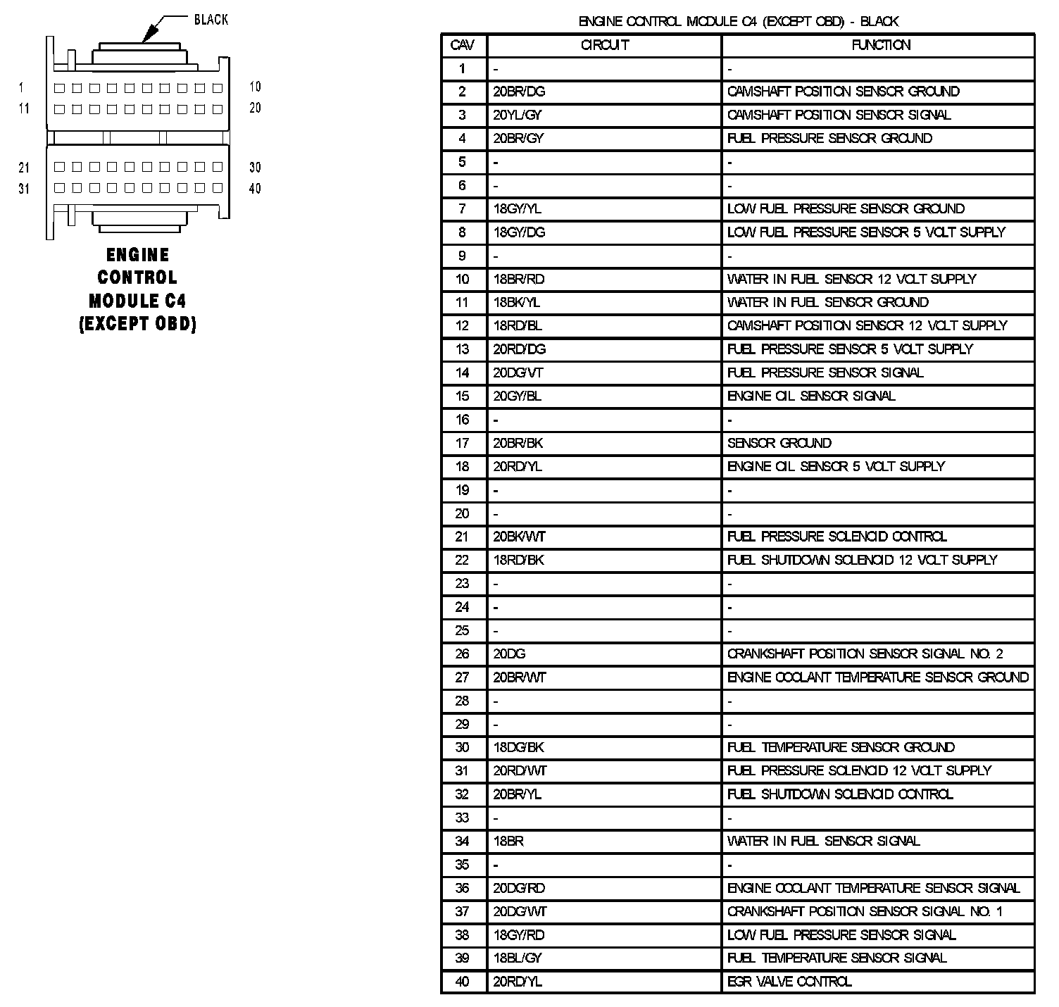 Factory service manual diagram