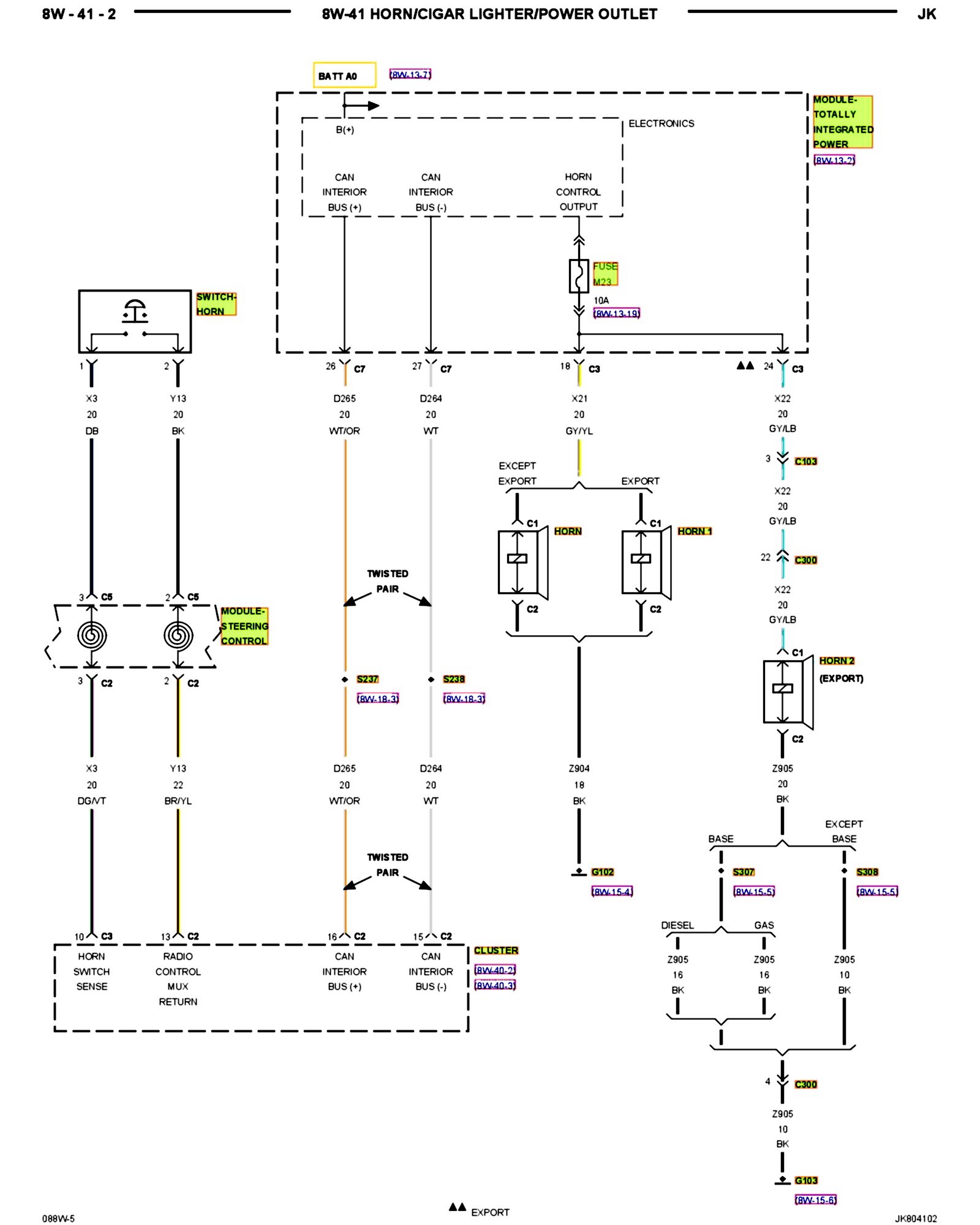 Factory service manual diagram