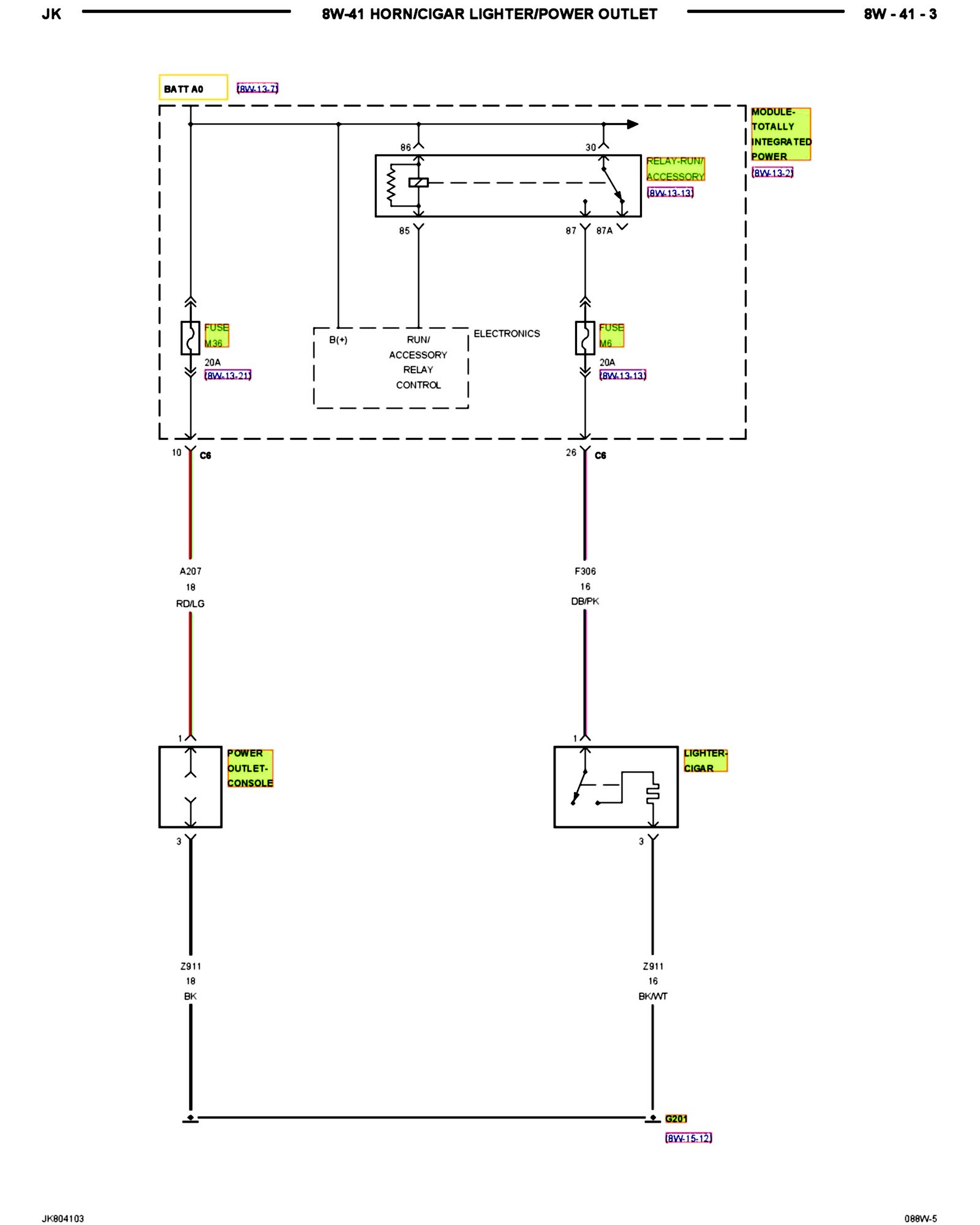 Factory service manual diagram