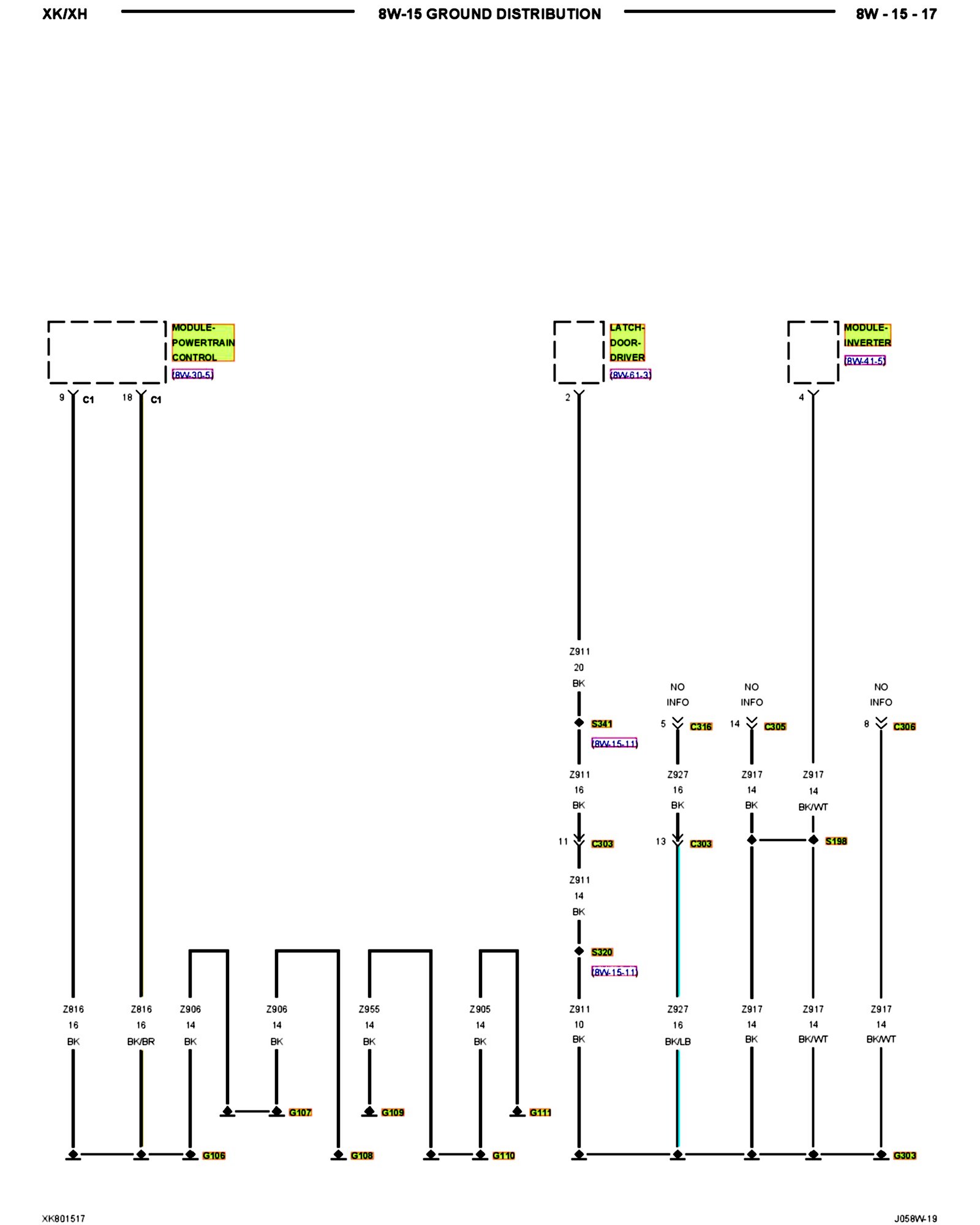 Factory service manual diagram