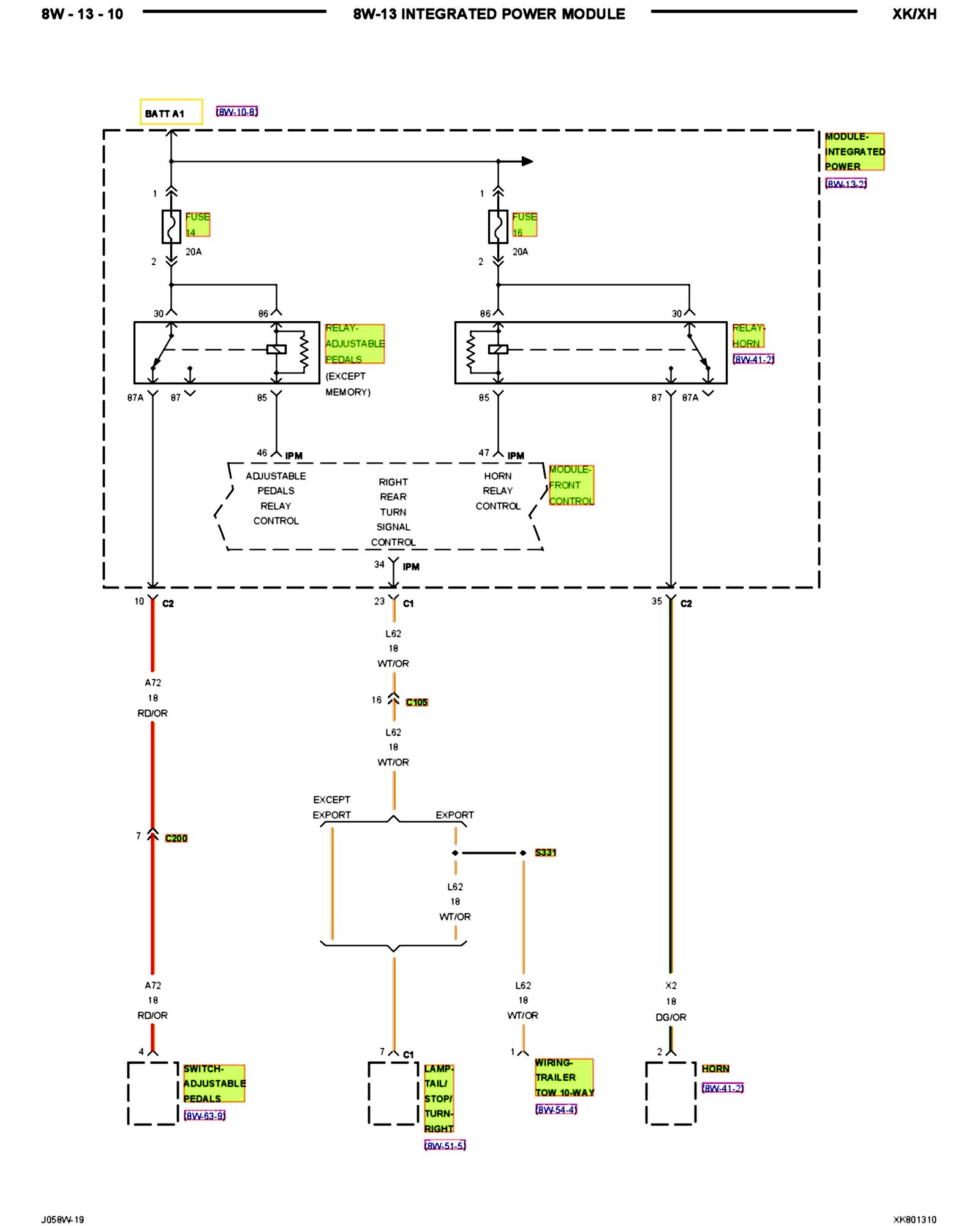 Factory service manual diagram