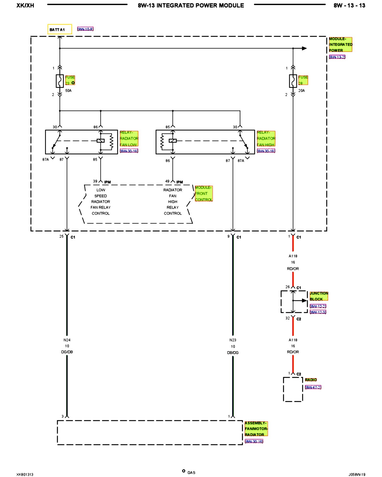 Factory service manual diagram