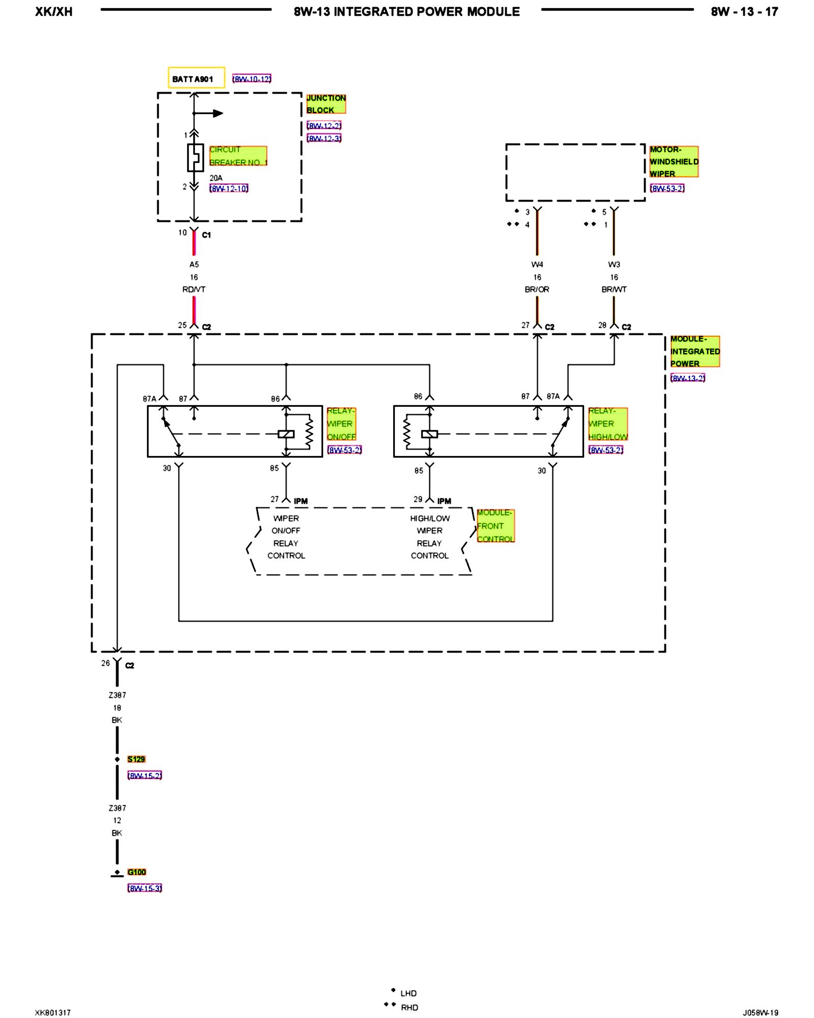 Factory service manual diagram