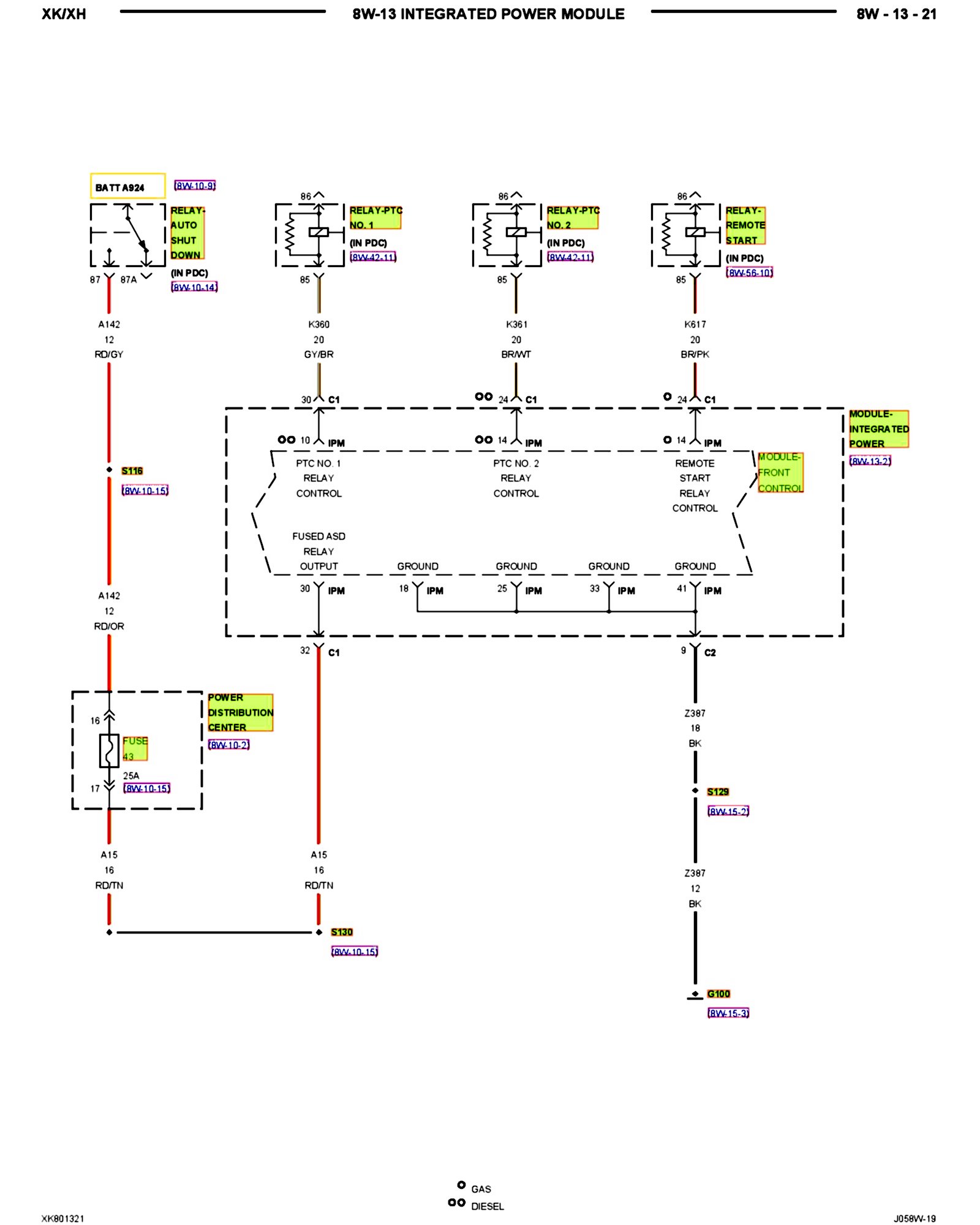 Factory service manual diagram
