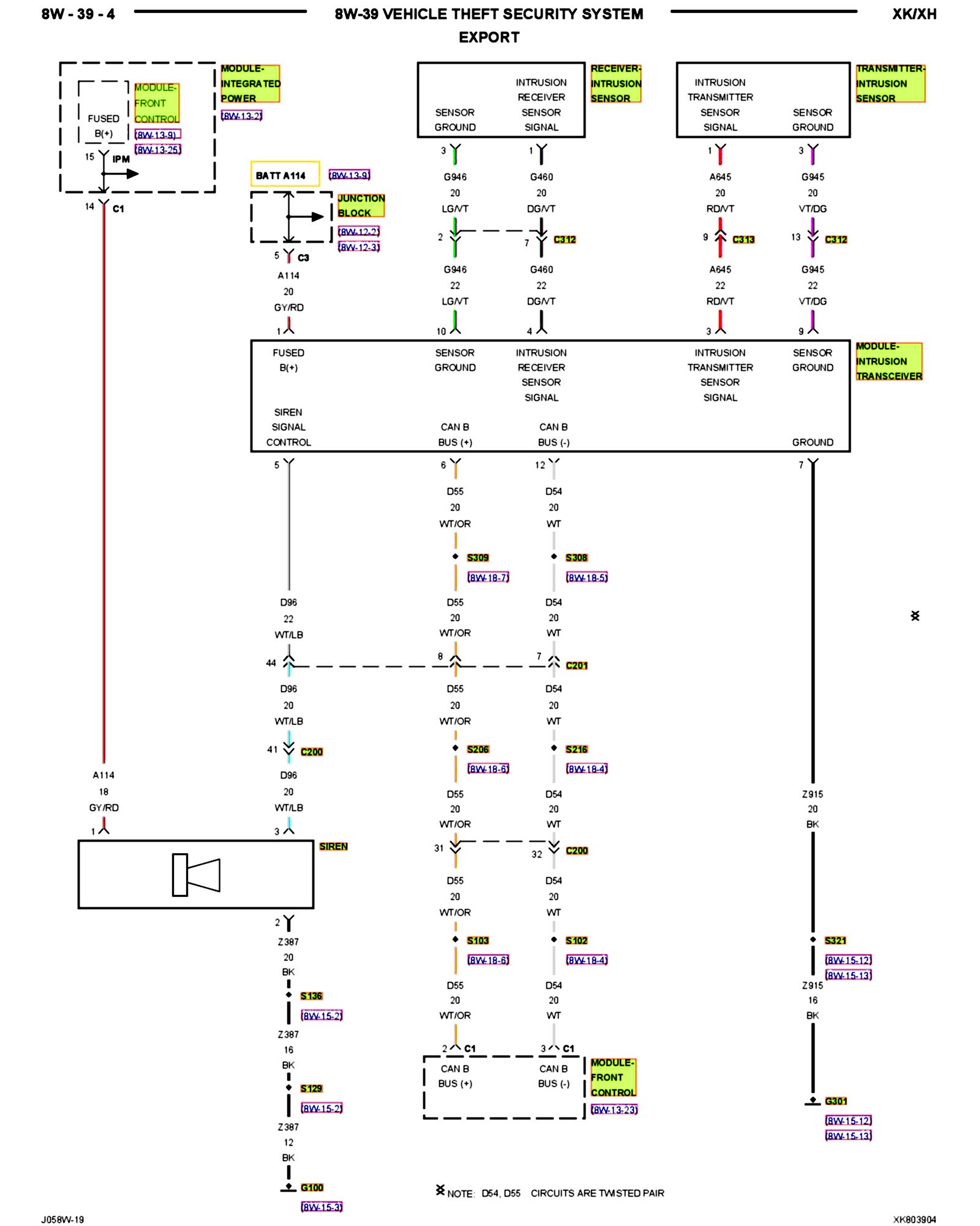 Factory service manual diagram