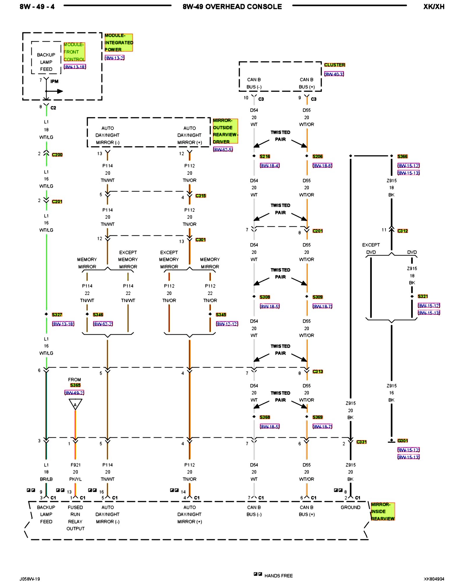 Factory service manual diagram