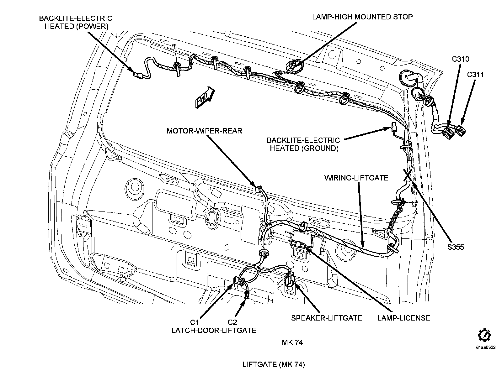 Factory service manual diagram