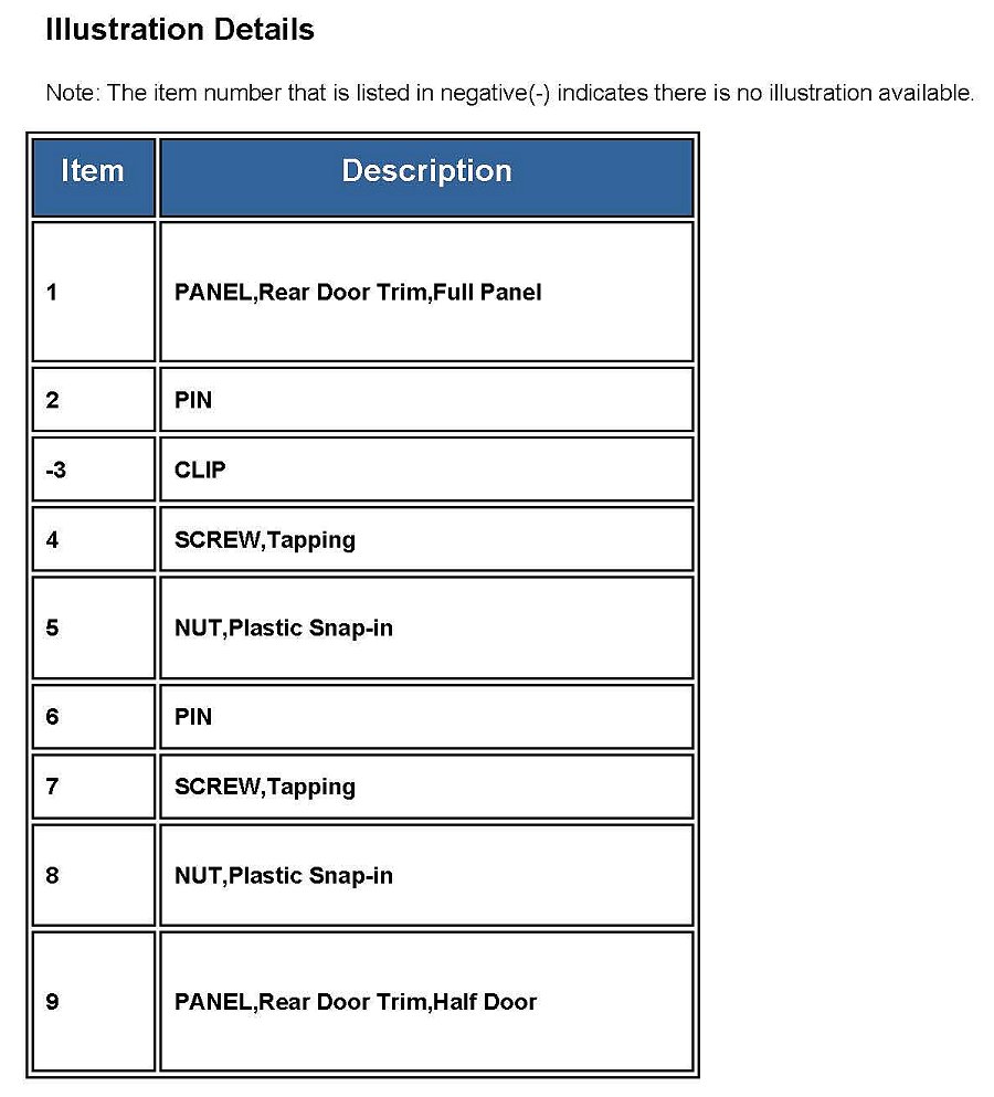 Factory service manual diagram