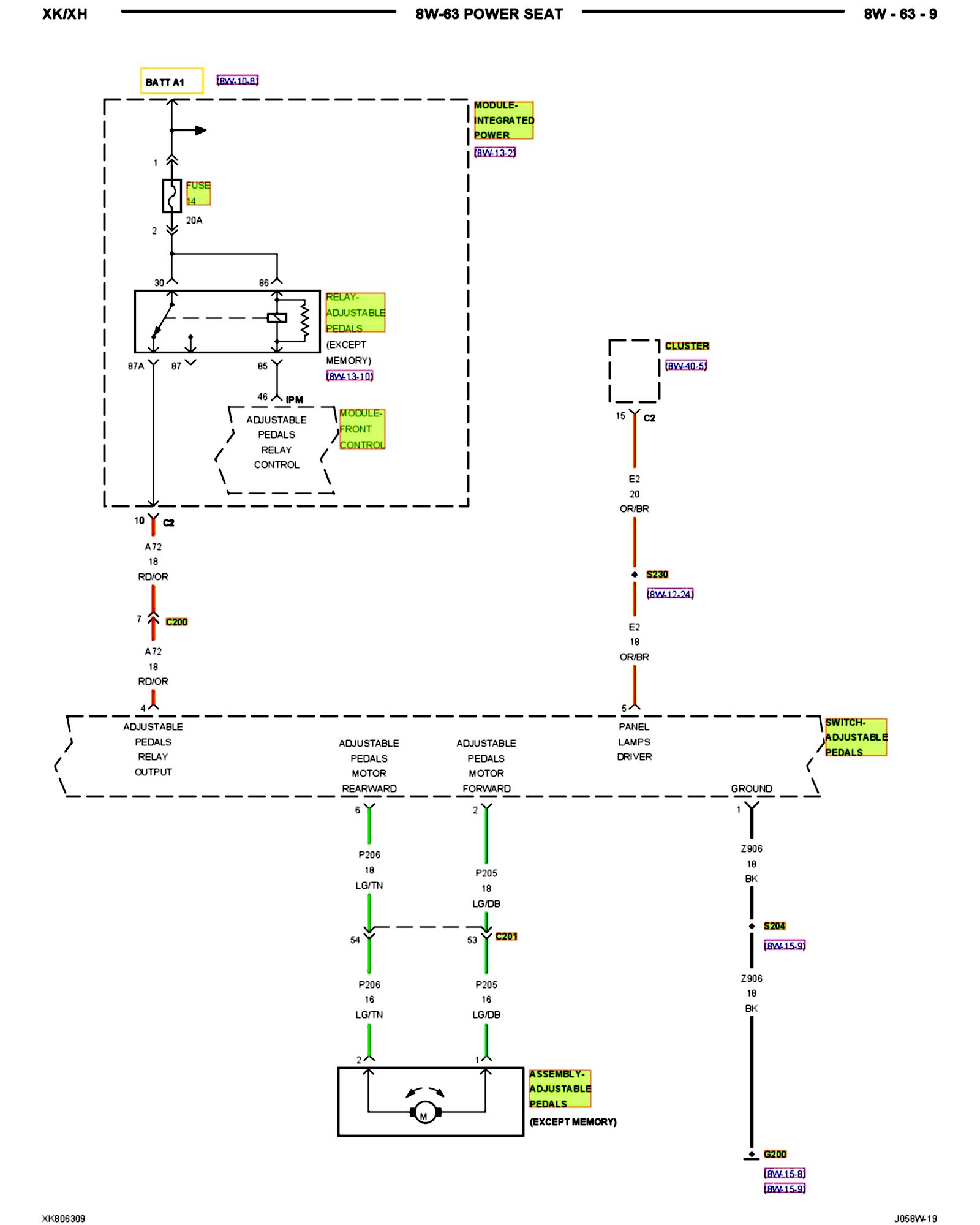 Factory service manual diagram