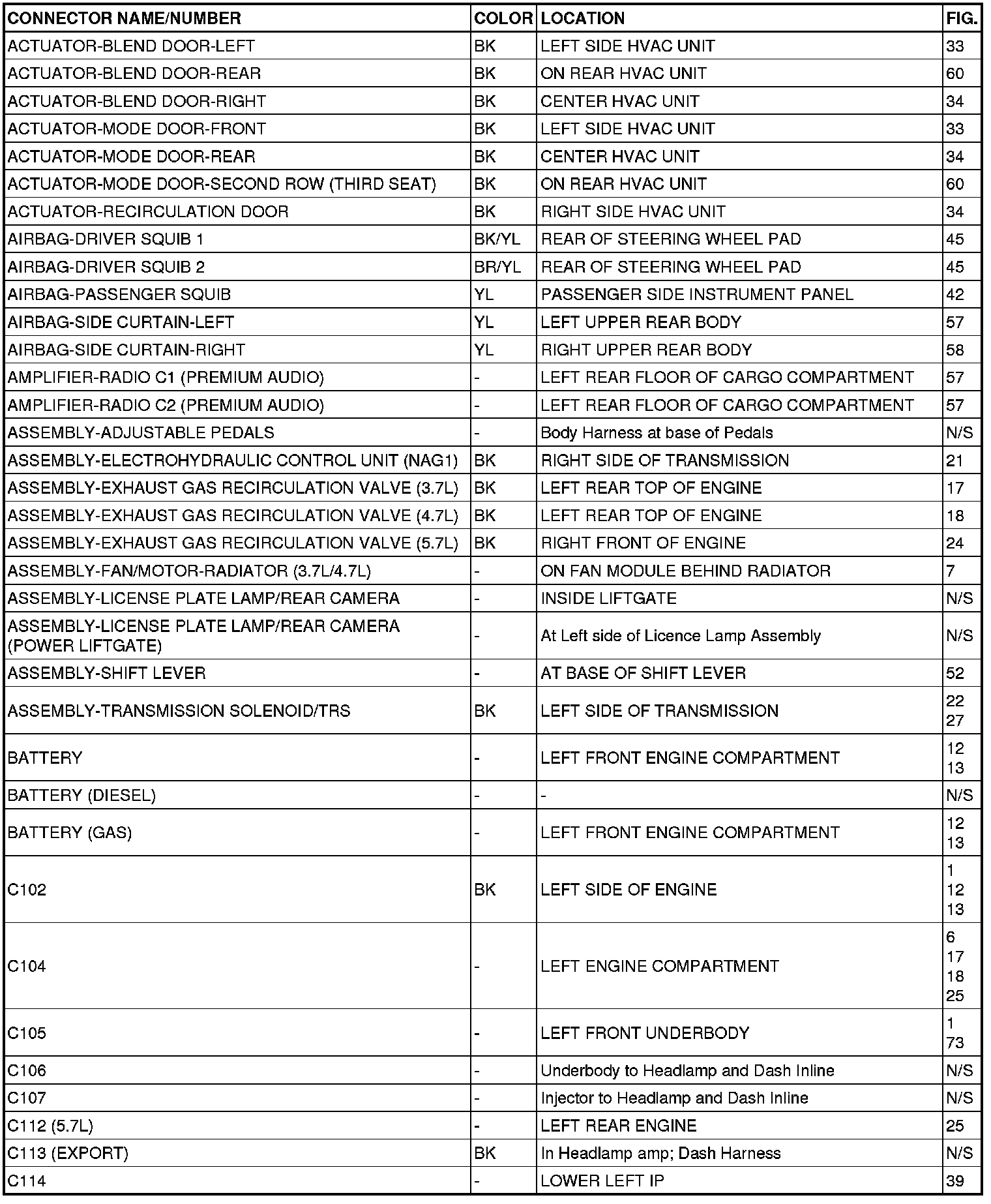 Factory service manual diagram
