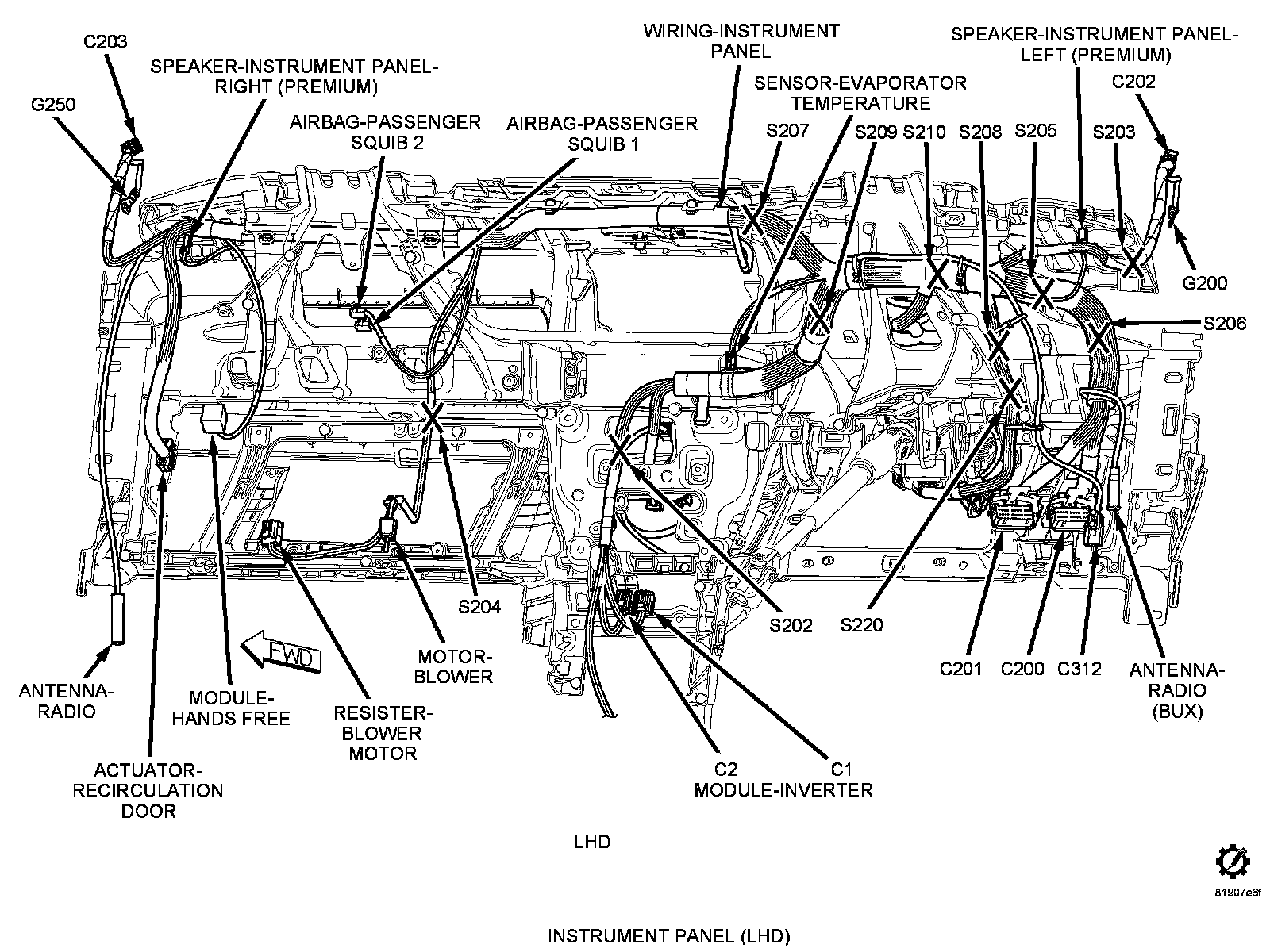 Factory service manual diagram