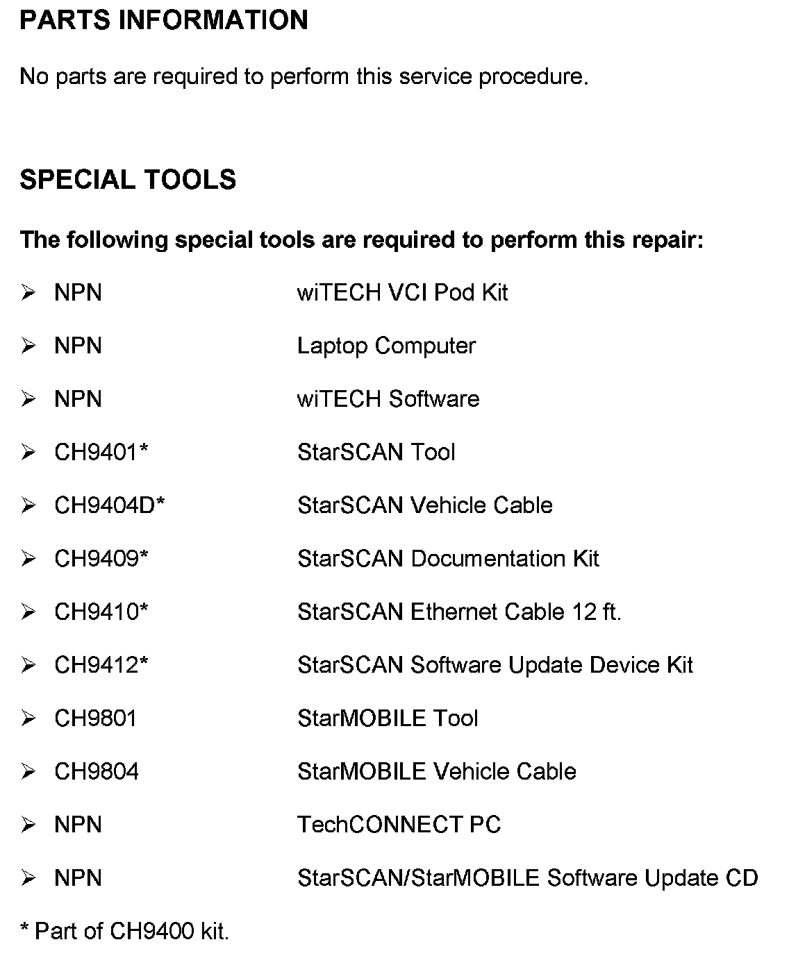 Factory service manual diagram