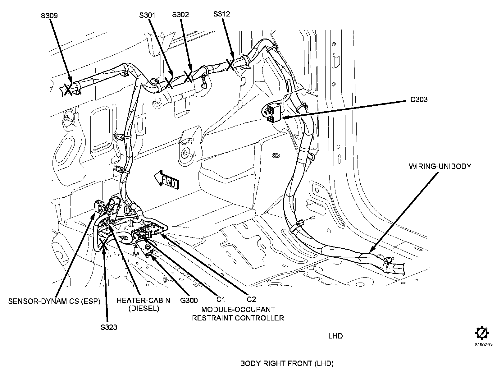 Factory service manual diagram