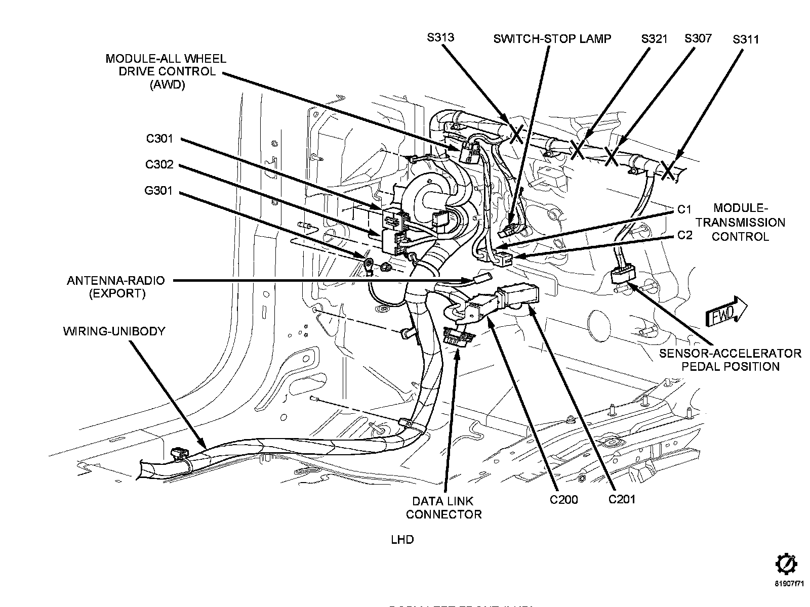 Factory service manual diagram