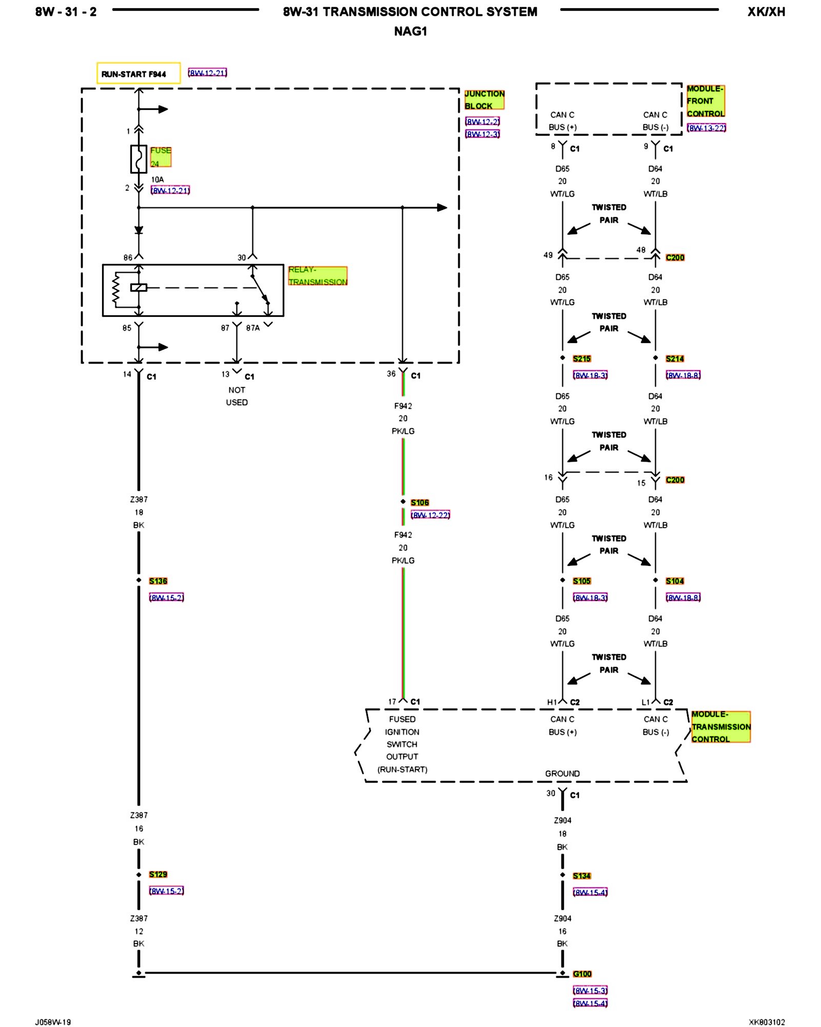 Factory service manual diagram