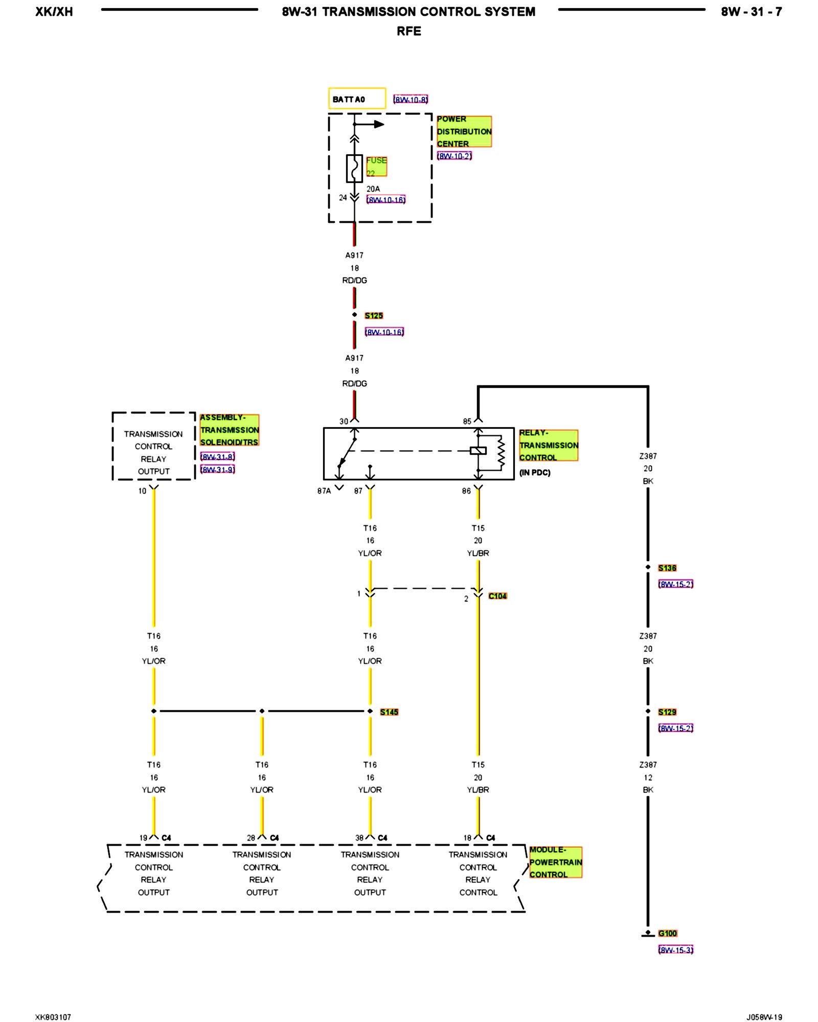 Factory service manual diagram