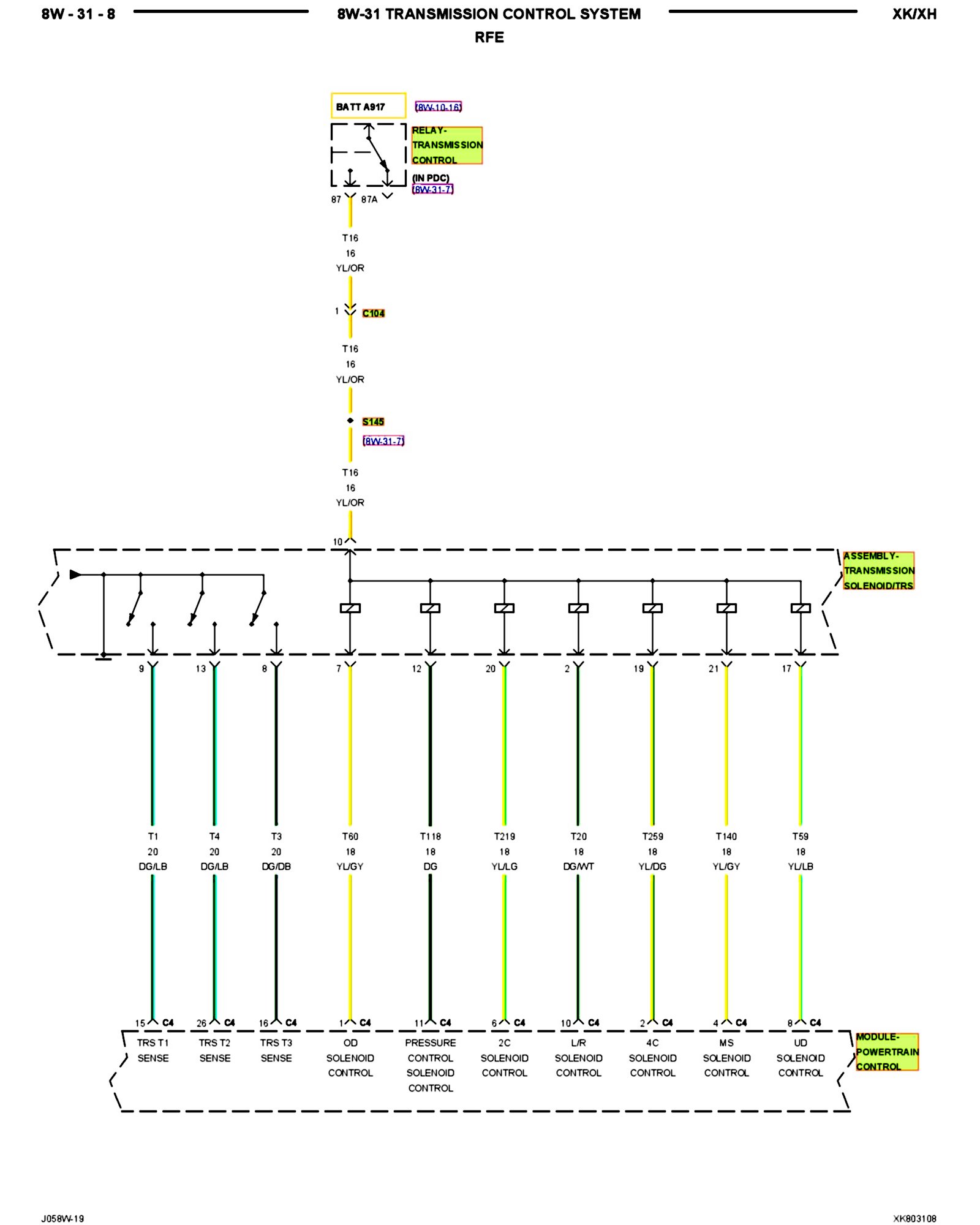 Factory service manual diagram