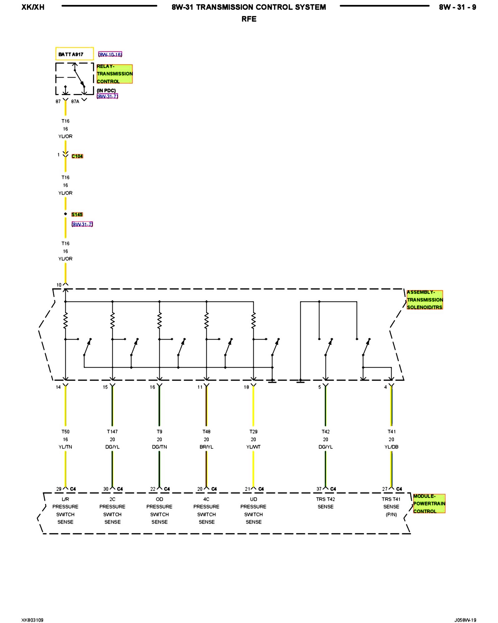 Factory service manual diagram